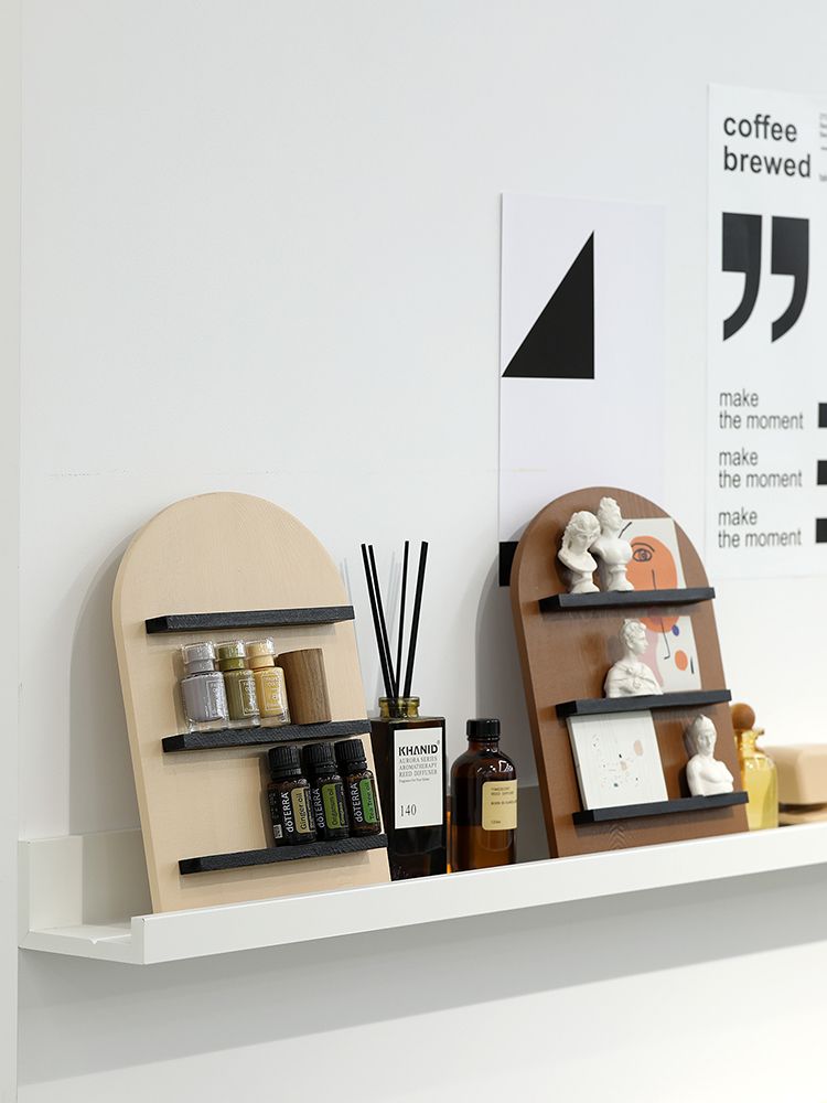 極簡風格 木質收納架