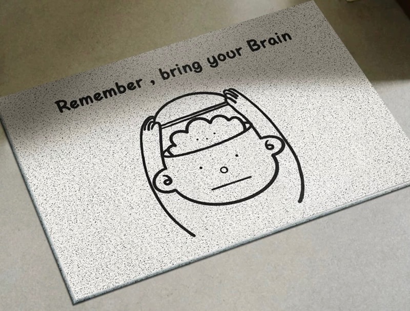 記得帶大腦 門口玄關 入戶門墊