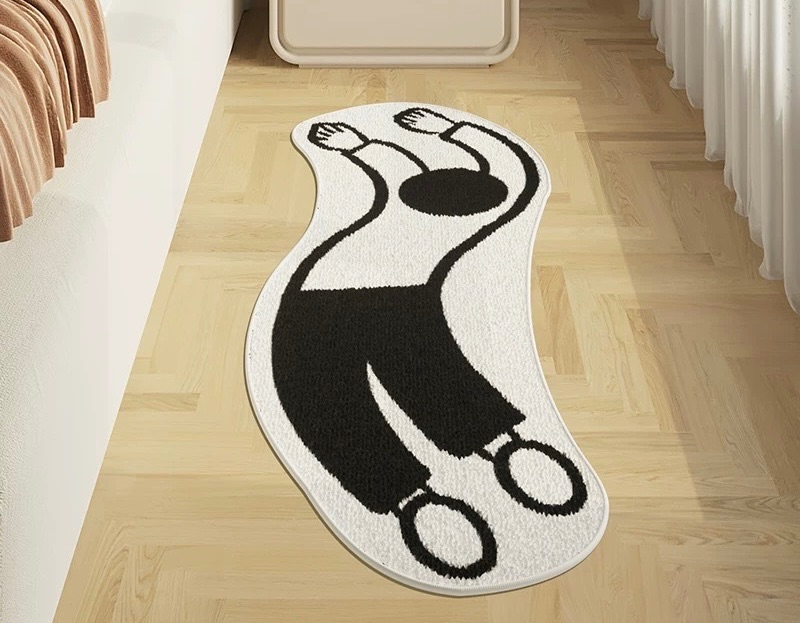 沈思表情 臥室房間 客廳地毯 防滑腳墊