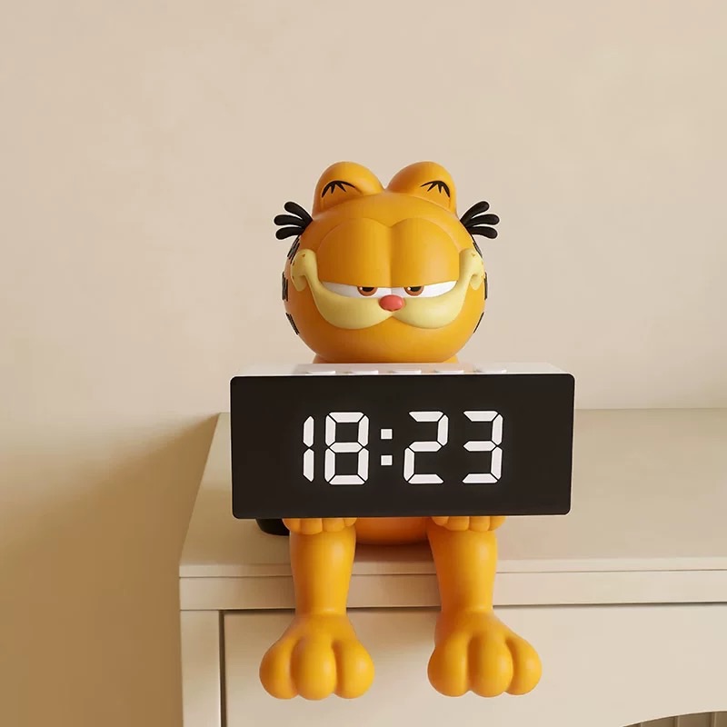 加菲貓 客廳桌面 電子時鐘 桌面擺件