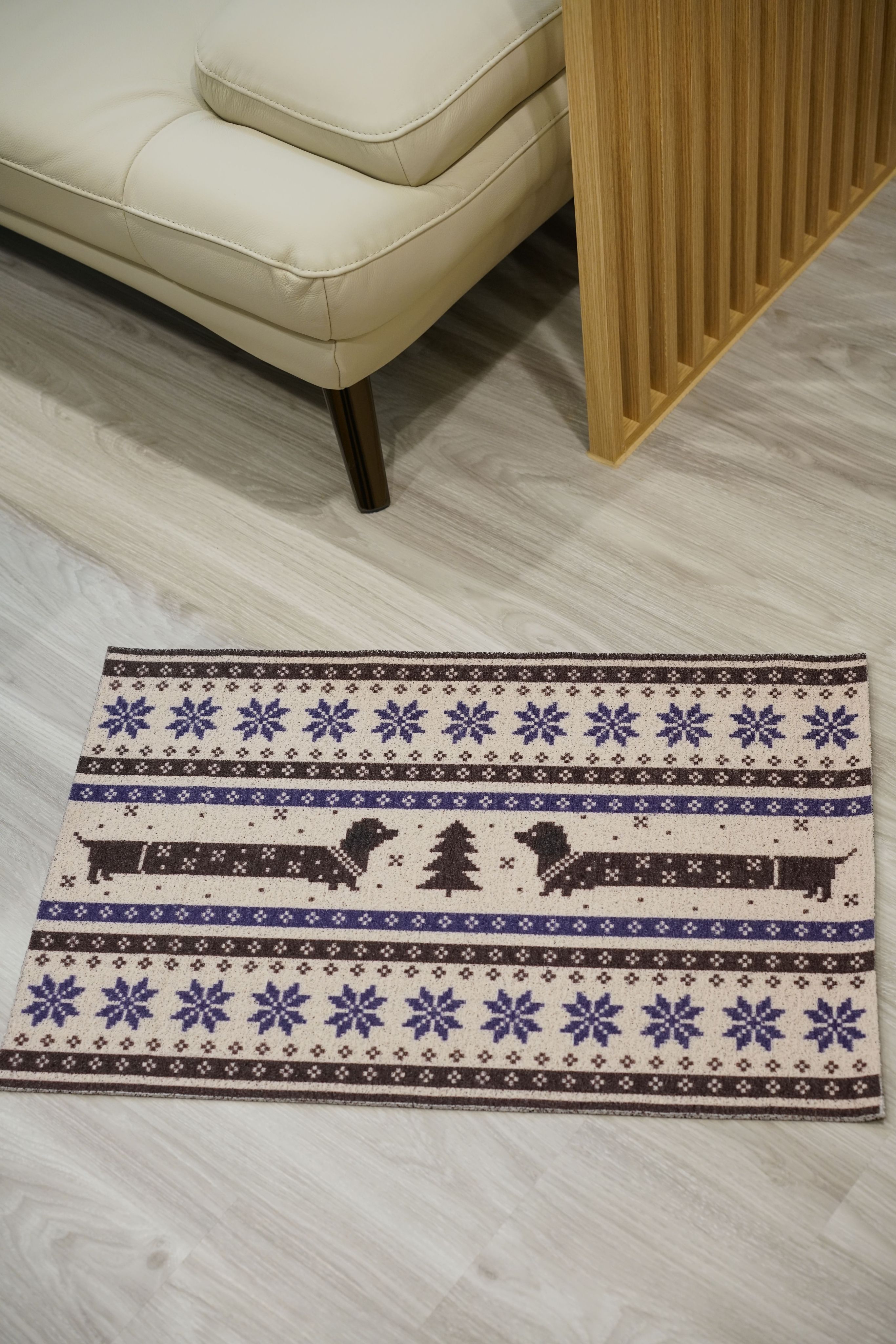 聖誕狗 入戶門墊 門口玄關 絲圈墊