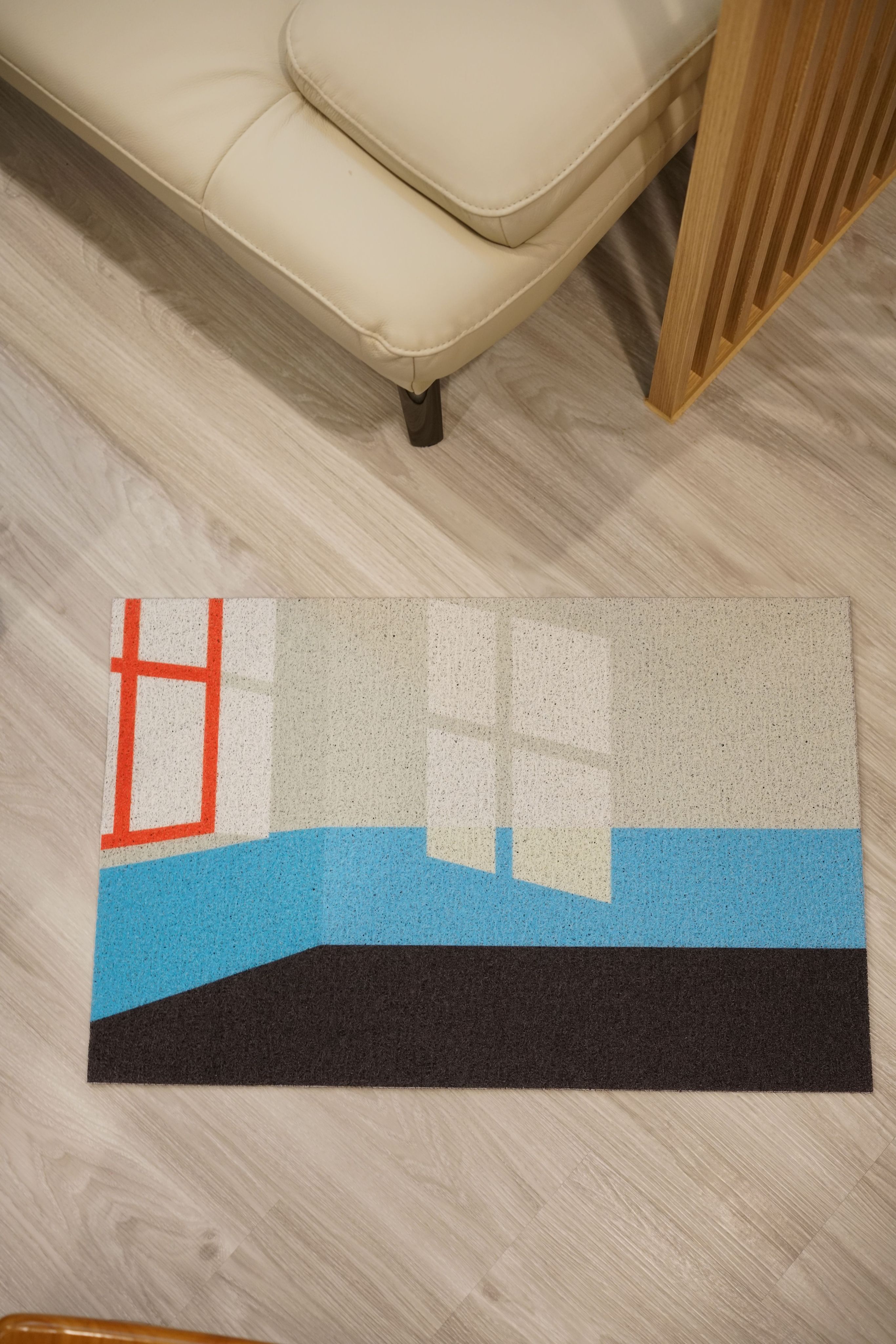 窗外投影 入戶門墊 門口玄關 絲圈墊