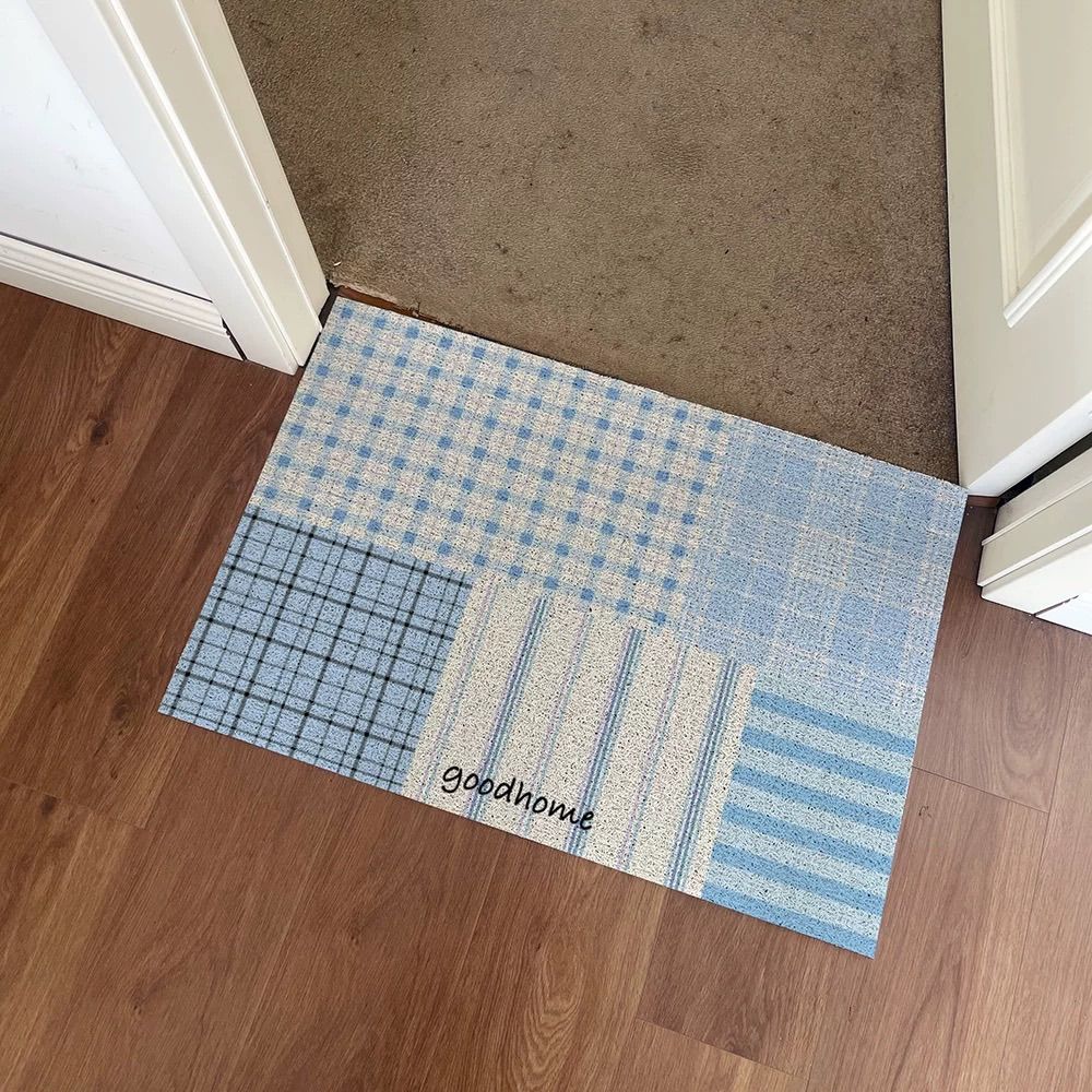 格子條紋 門口玄關 入戶門墊