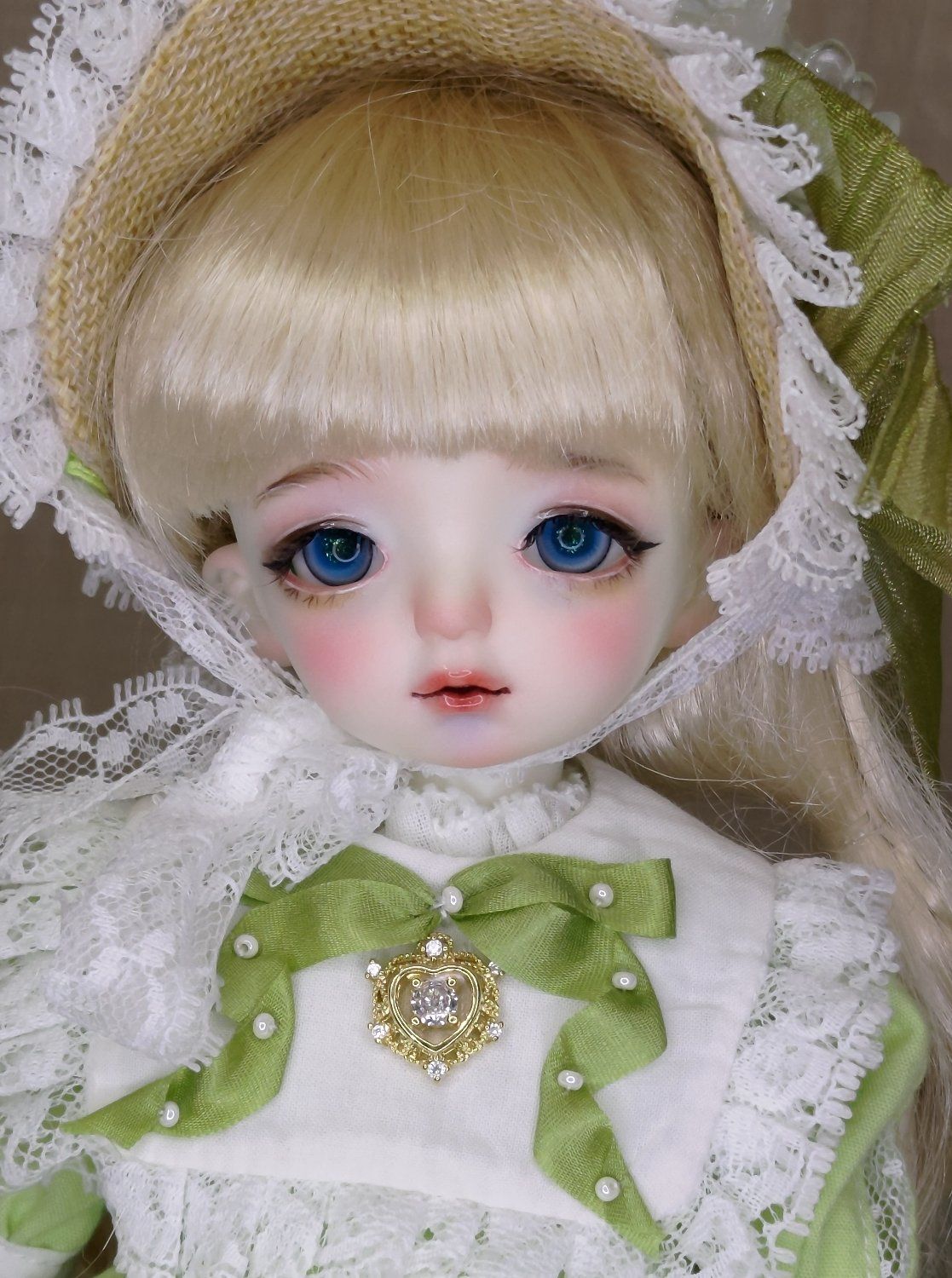 ［里親BJD-6分］Charmdoll 雪梨  白肌帶妝，箱證齊全，圖上整體出售