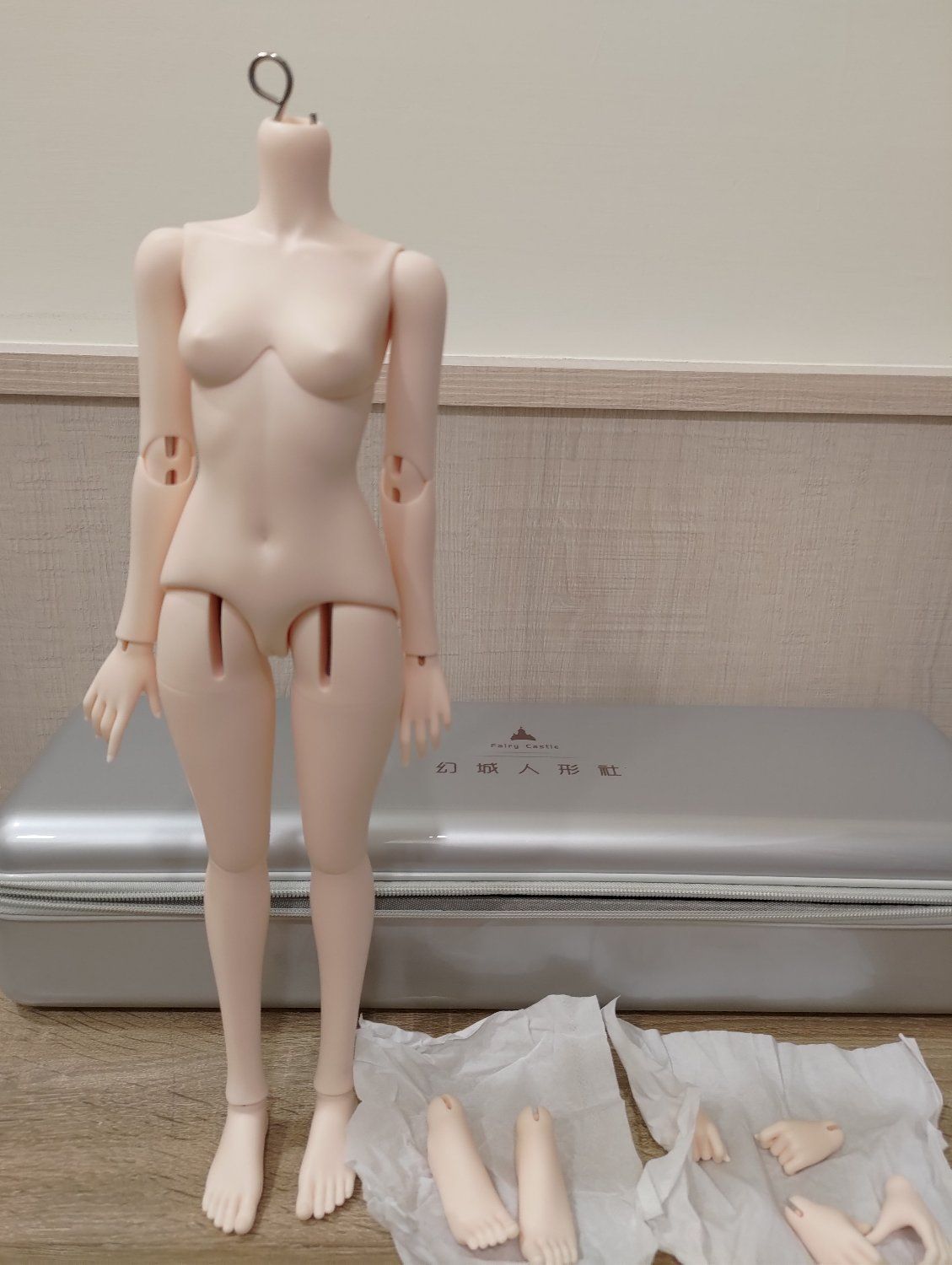 ［里親BJD-4分單體（限宅配）］FC 漫畫體2.0 箱證齊全，附手型和高跟腳（新增關節手和單頭選項）