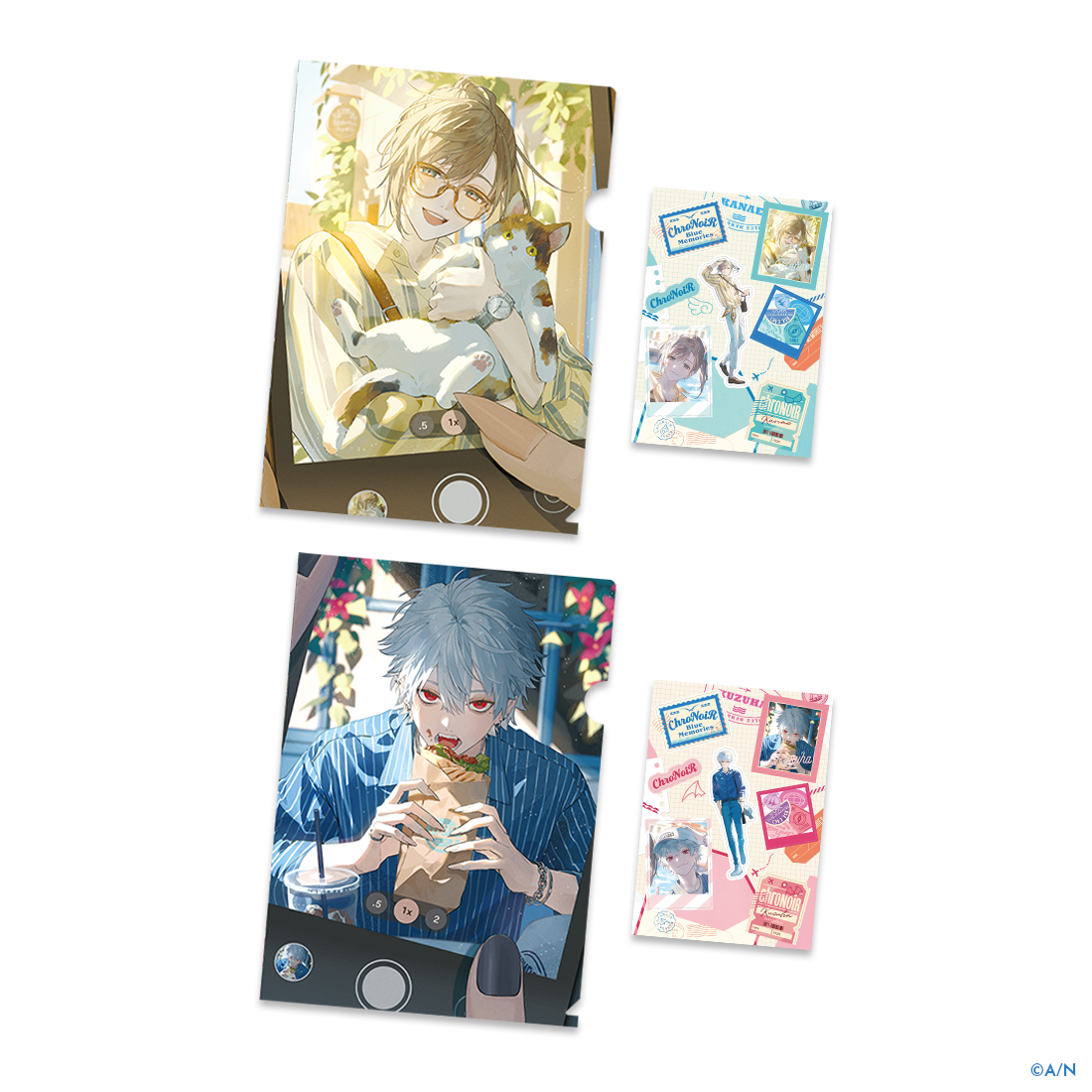 ChroNoiR Blue Memories 資料夾＆貼紙組