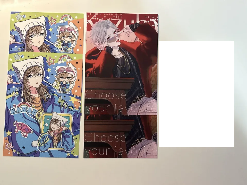 Choose your favorite 葛葉 叶 特典明信片