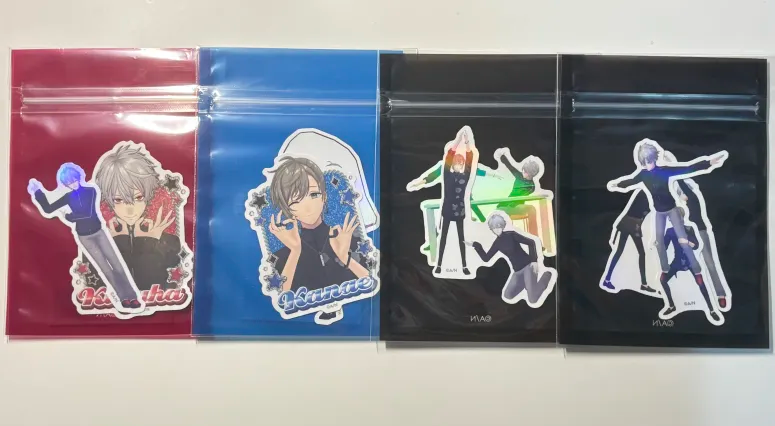 くろのわーるが武道館でなんかやる 名動作貼紙 四款不拆