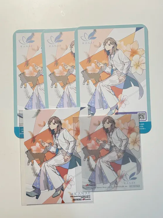 叶 flores 專輯特典 + 廣告小卡