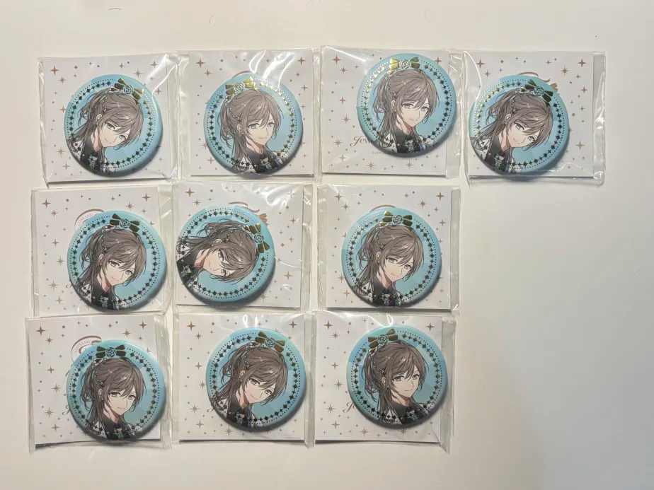 六月新娘 2024～Rose Ribbon Knot ～叶 徽章（一次購買10顆有優惠）※詳見商品描述