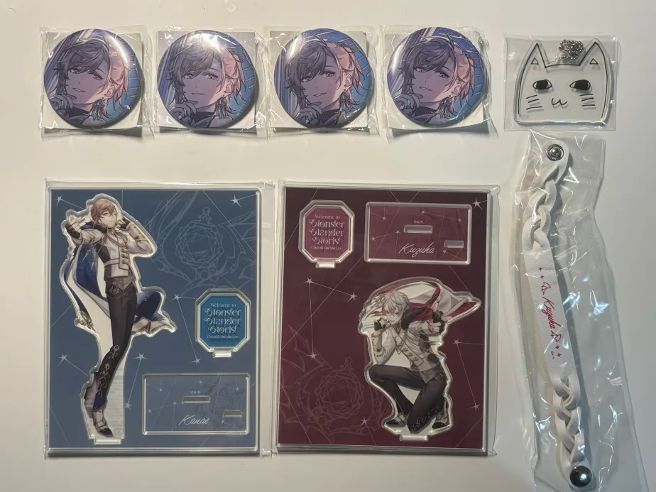 【ChroNoiR One-Man Live】葛葉 叶 立牌 徽章 吊飾 手環