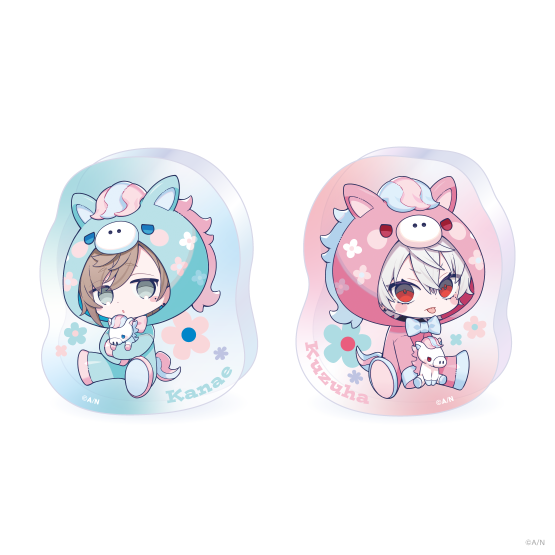 【ChroNoiR福袋2026】搖搖厚壓克力磚 葛葉 + 叶 兩款不拆