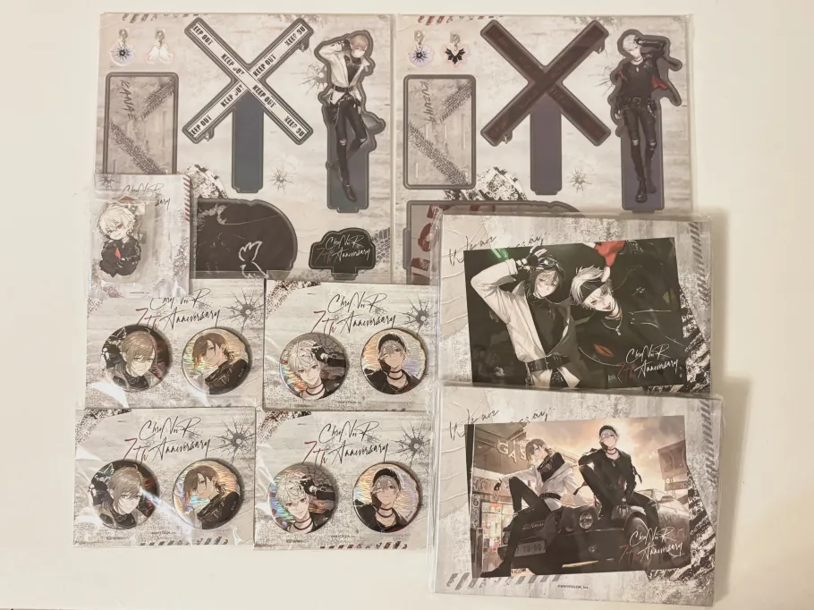 【ChroNoiR 7th ANNIVERSARY】七週年 立牌 徽章 壓克力板