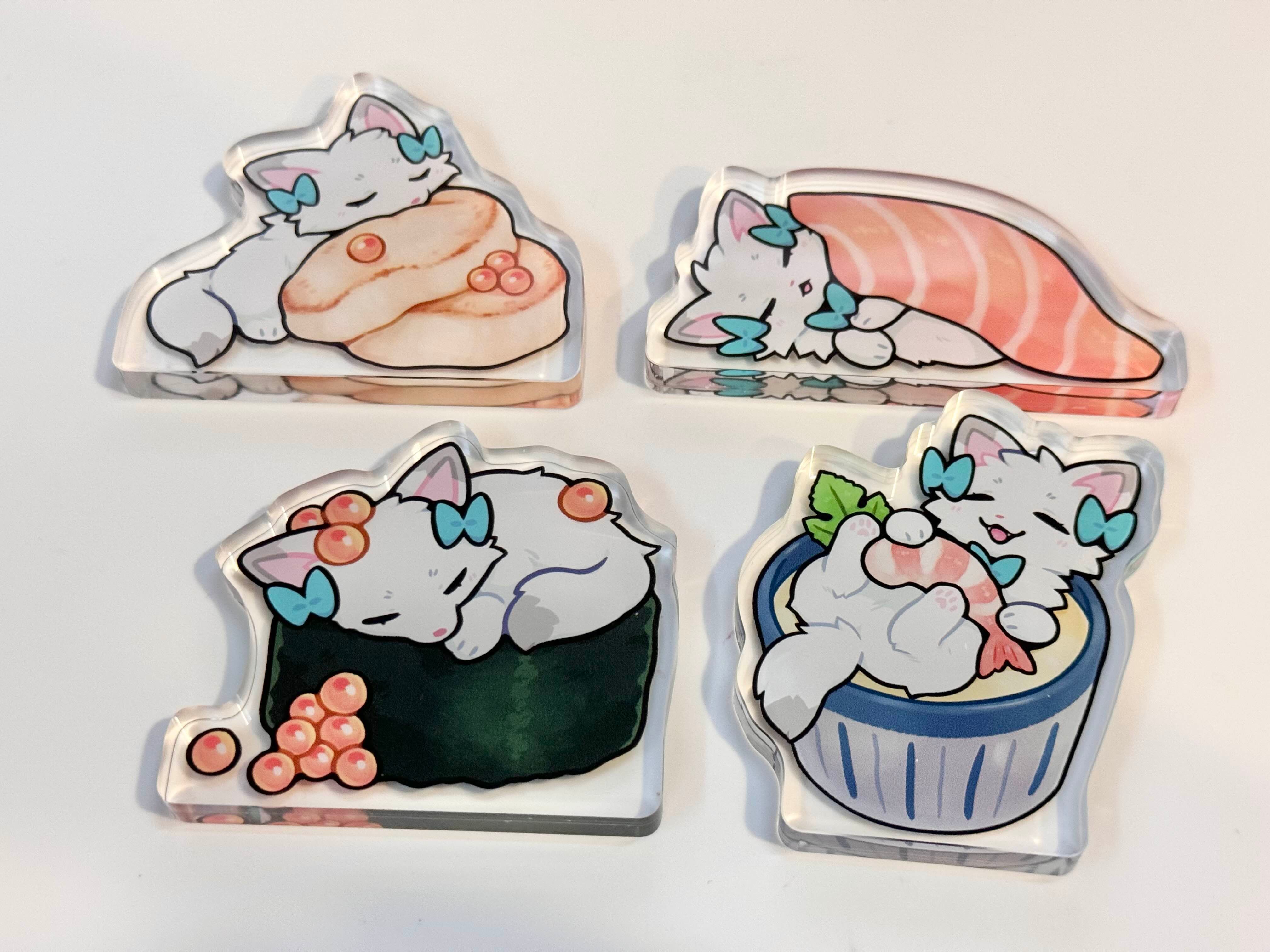 壽司狼（?）系列 - 飯友 ＆ 吊飾 ＆ 防水貼紙