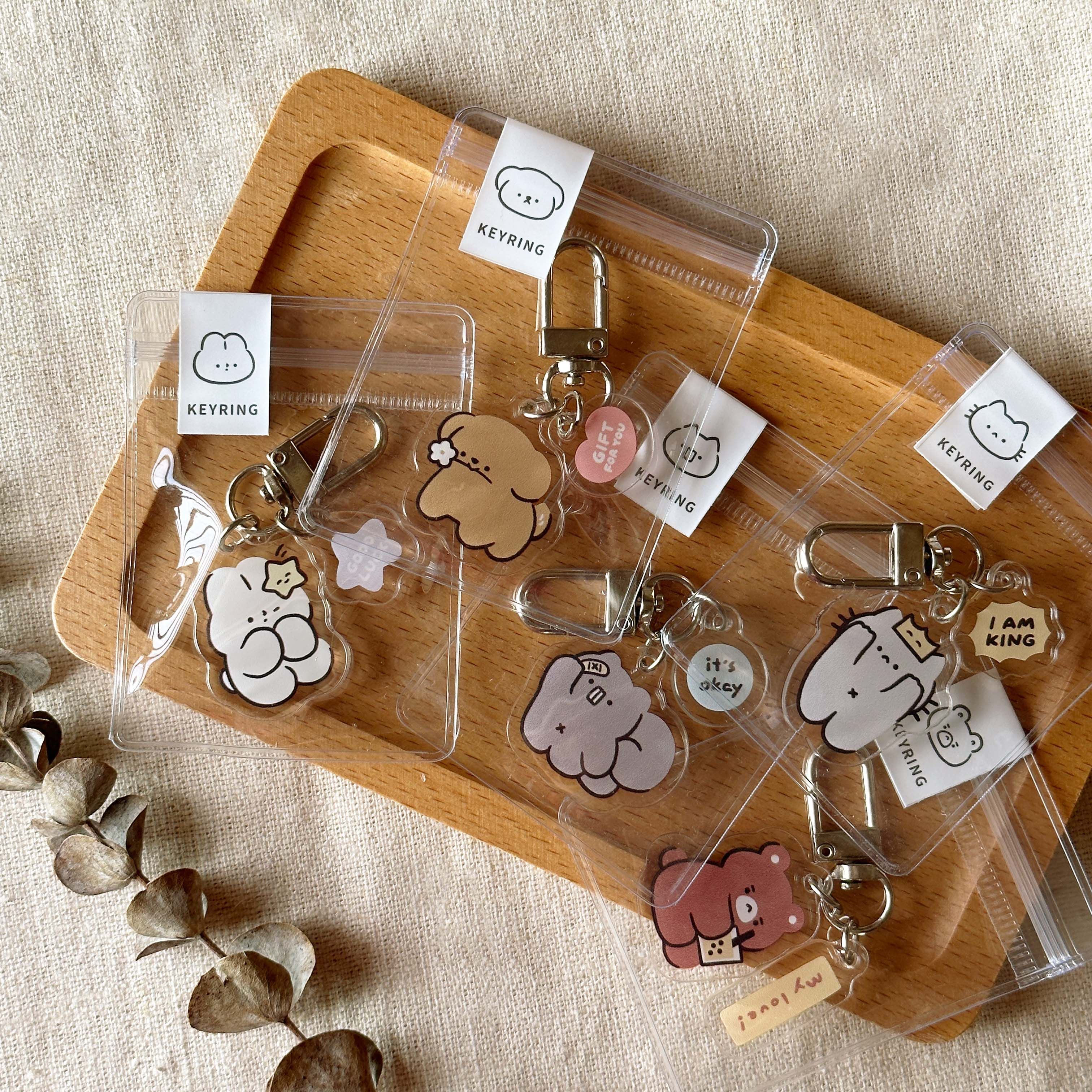 動物標語壓克力吊飾串串_5款｜YuYing
