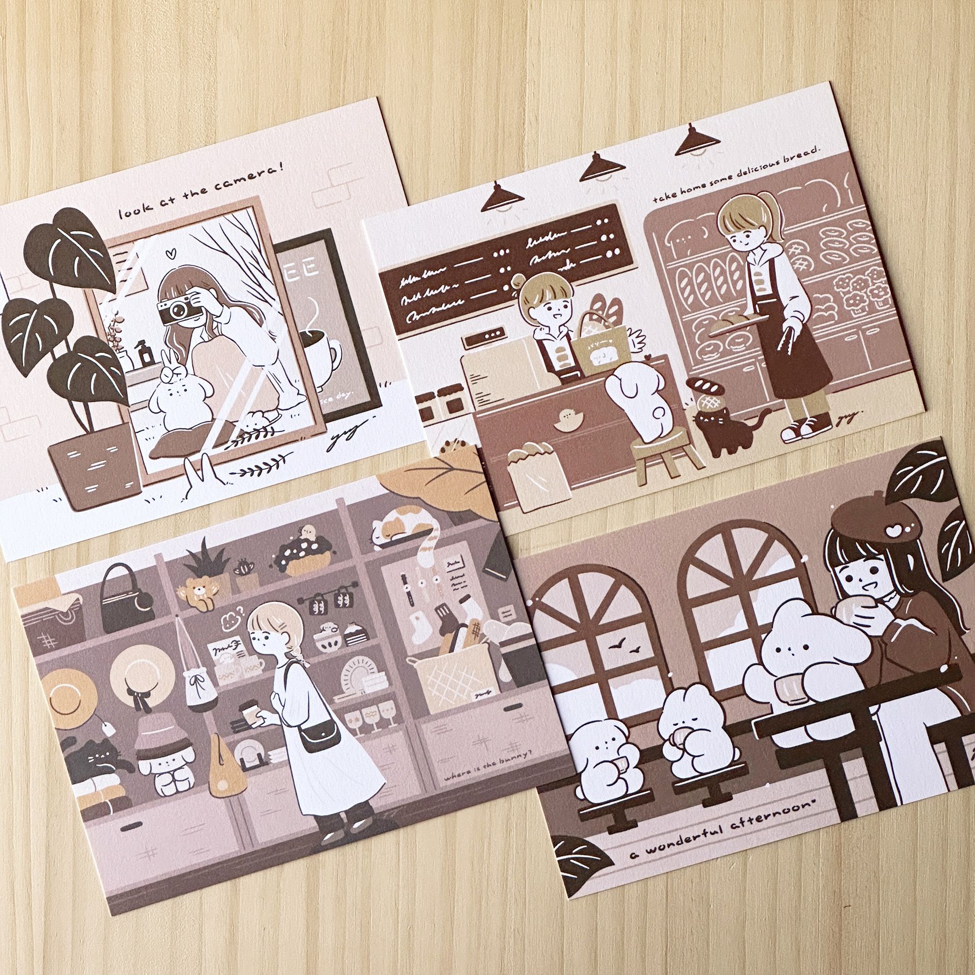 店舖系列明信片_4款｜YuYing