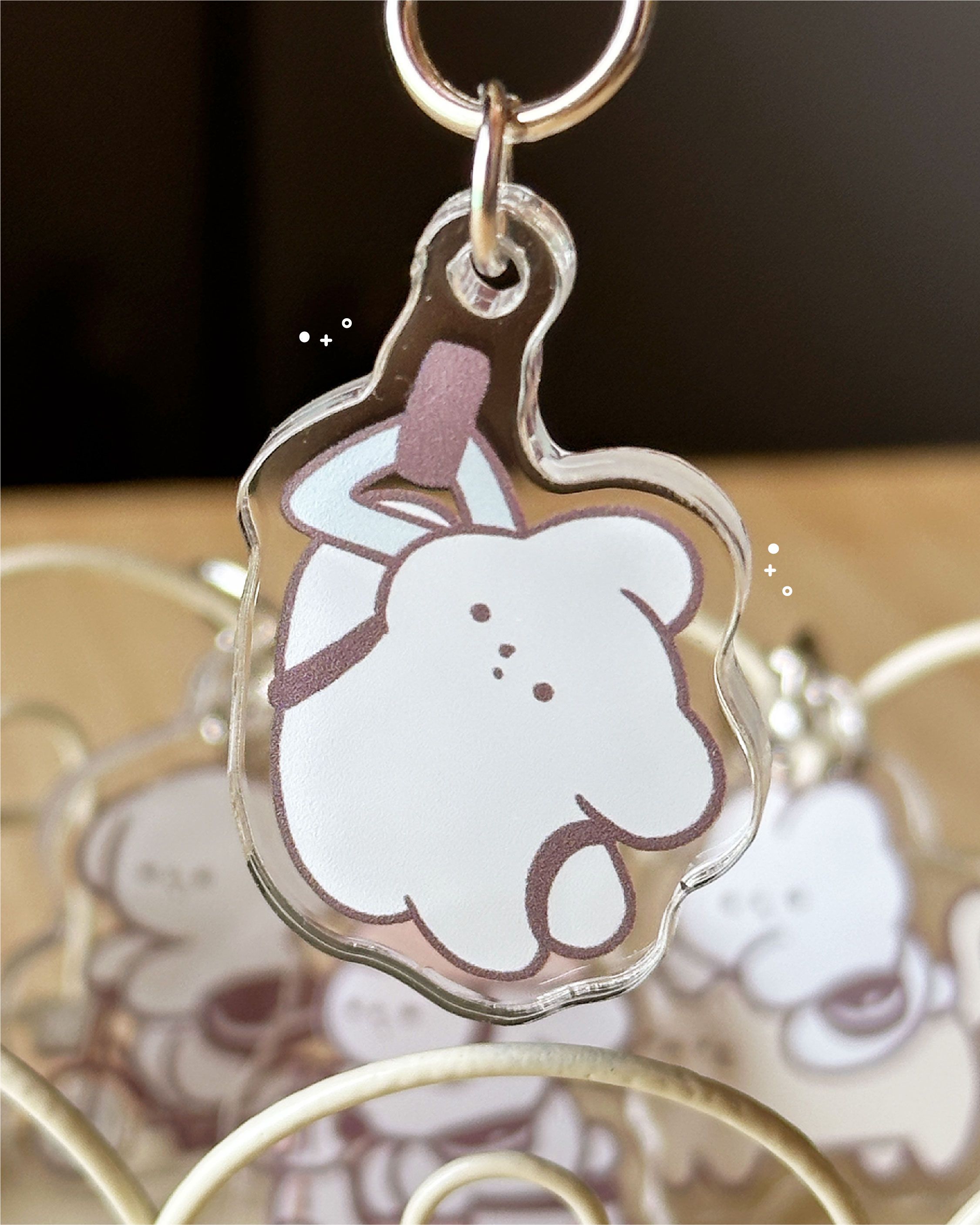 旅行兔兔壓克力吊飾｜YuYing