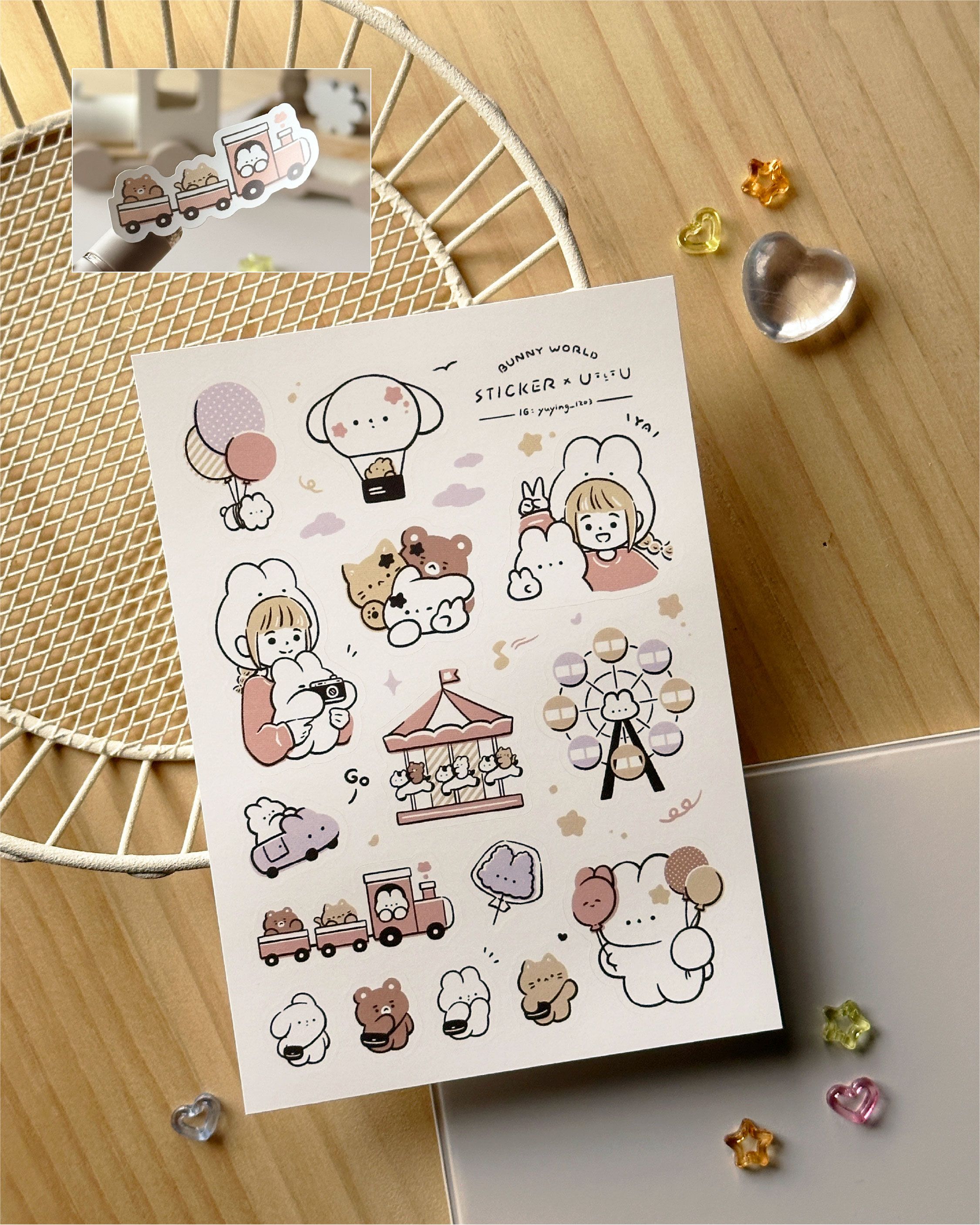 new⋆ ｡主題刀模貼紙｜YuYing