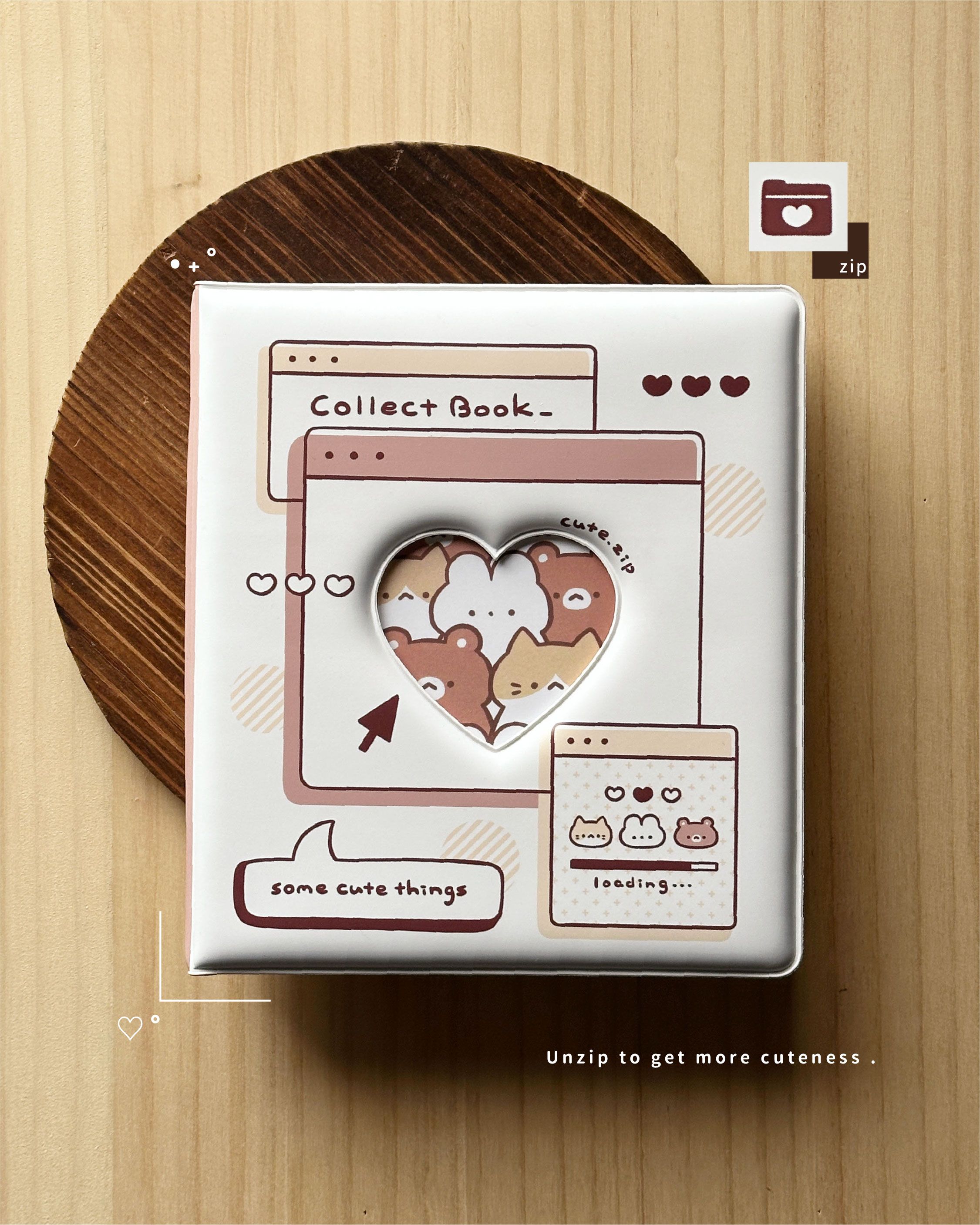new⋆ ｡可愛壓縮檔_明信片收納本（預購）｜YuYing