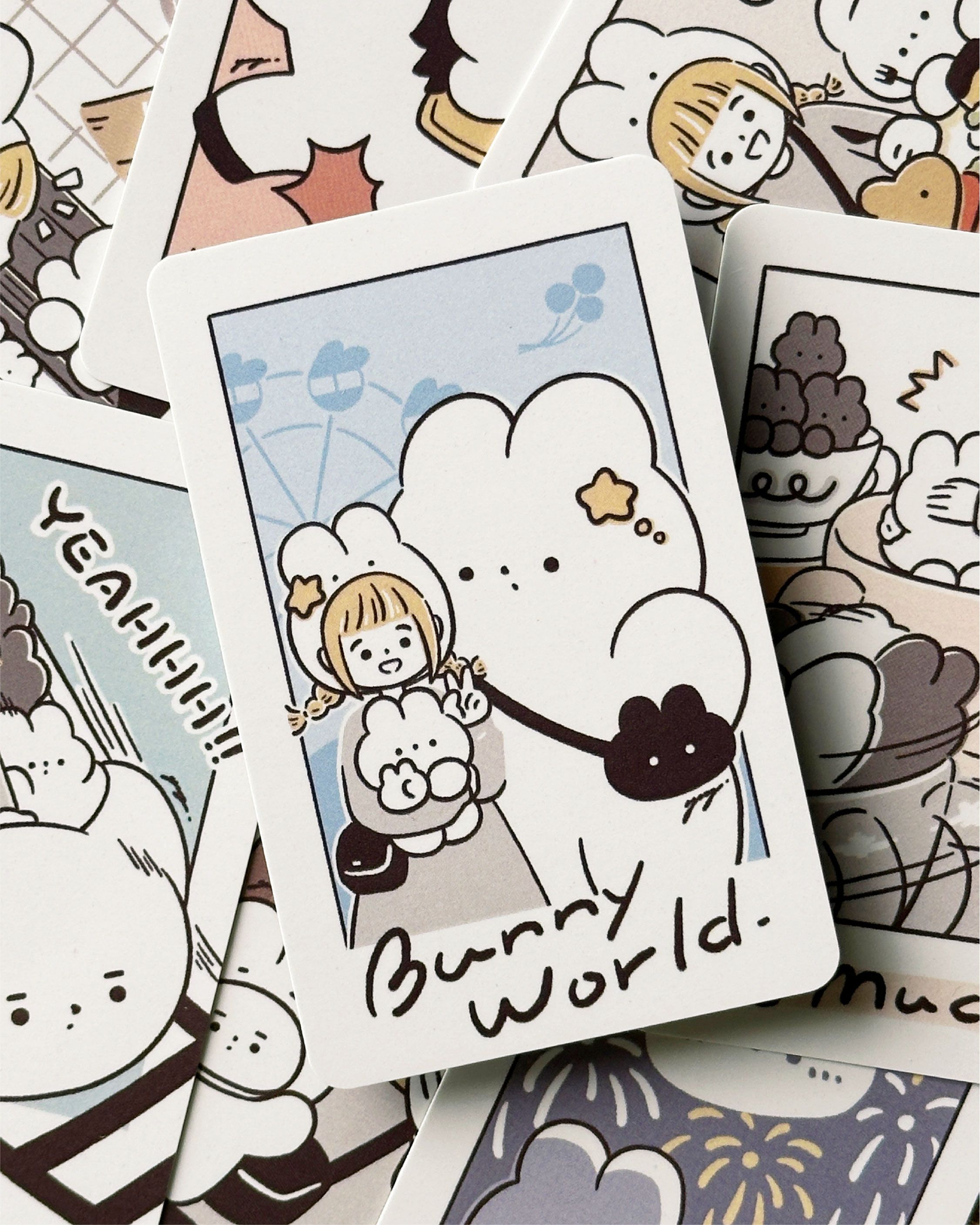 new⋆ ｡兔兔樂園拍立得小卡x盲抽（預購）｜YuYing