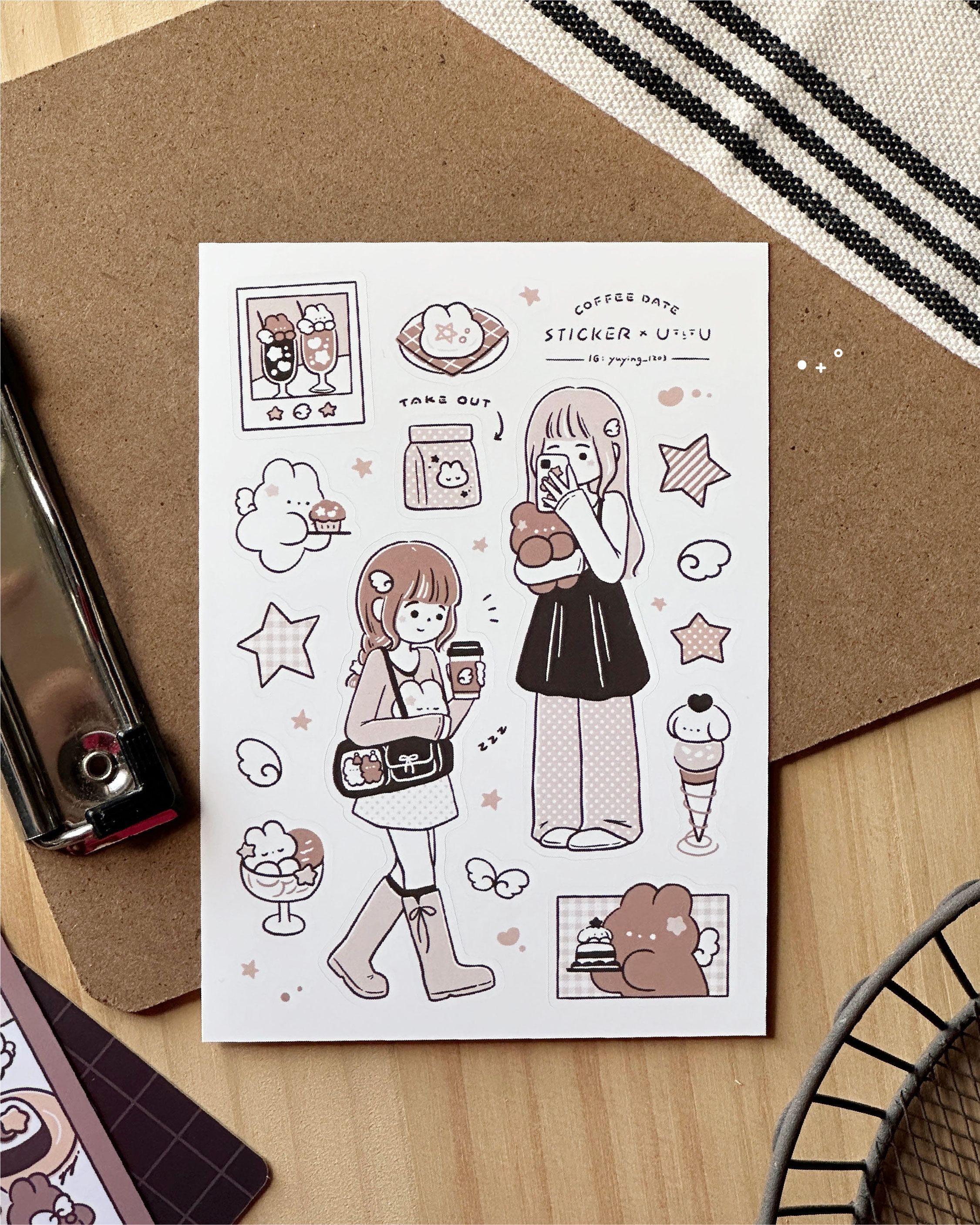 new⋆ ｡主題刀模貼紙｜YuYing