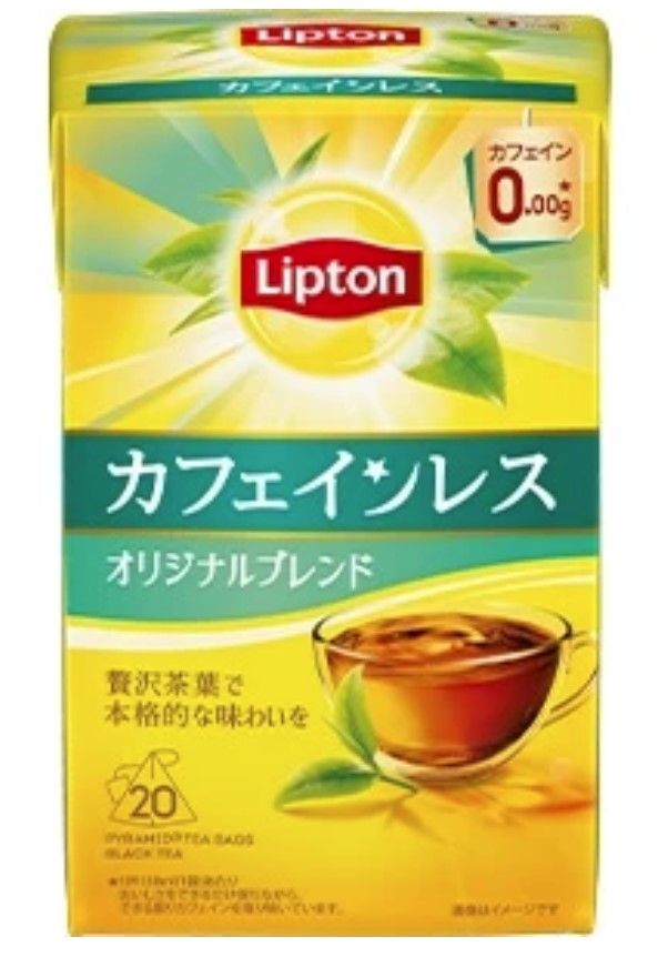 Lipton 🇯🇵日本立頓 贅沢に100％ 無咖啡因系列 立體紅茶包 20入（由日本帶回）