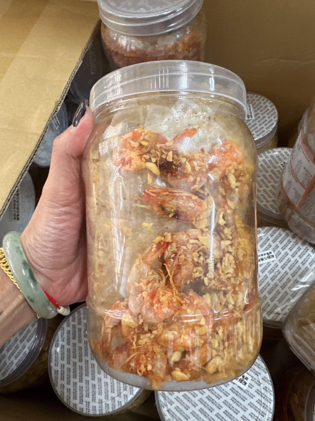 【最後一批現貨】蒜味蝦酥🦐米紙-微辣 300克 優選價$359（效期2026/02/25）