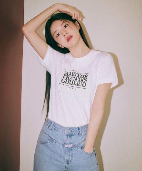 Marithe女版Logo短T