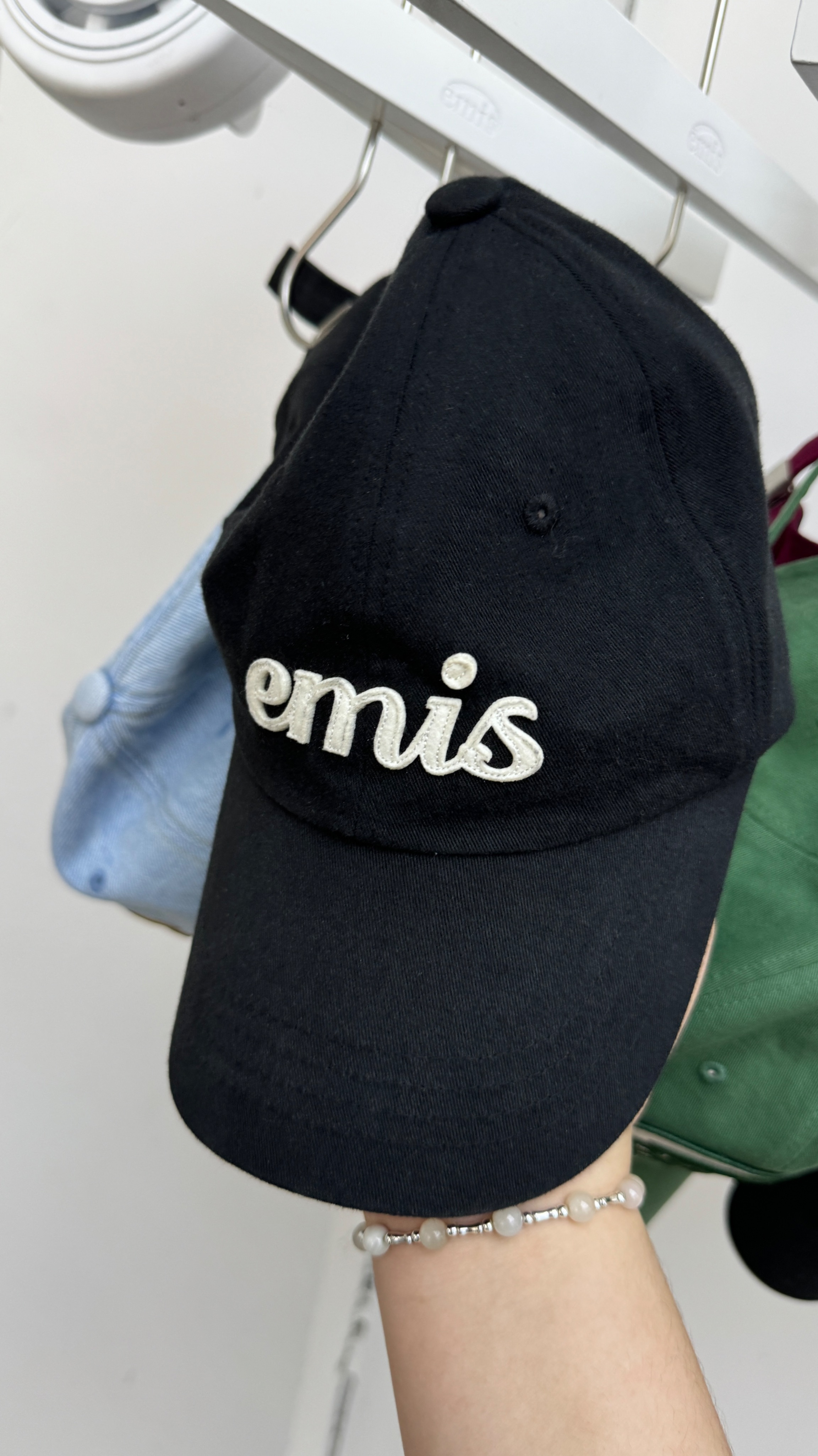 emis 新logo帽 黑色