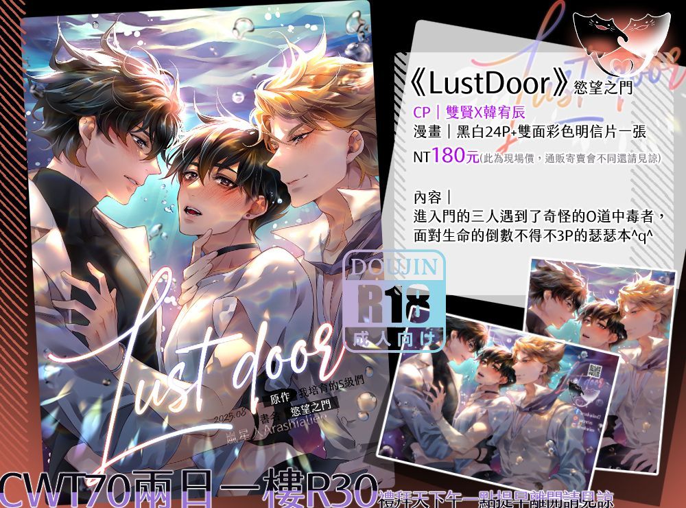 《LustDoor》慾望之門（工作忙每個禮拜有處理數量限制請見諒）