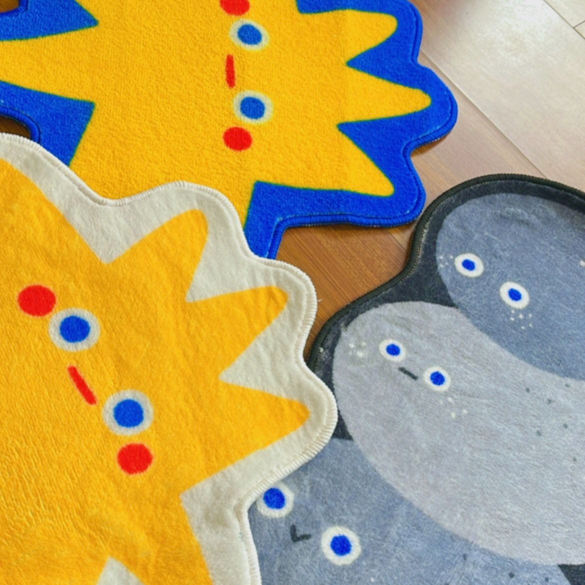 幽默之星質感仿羊絨地毯