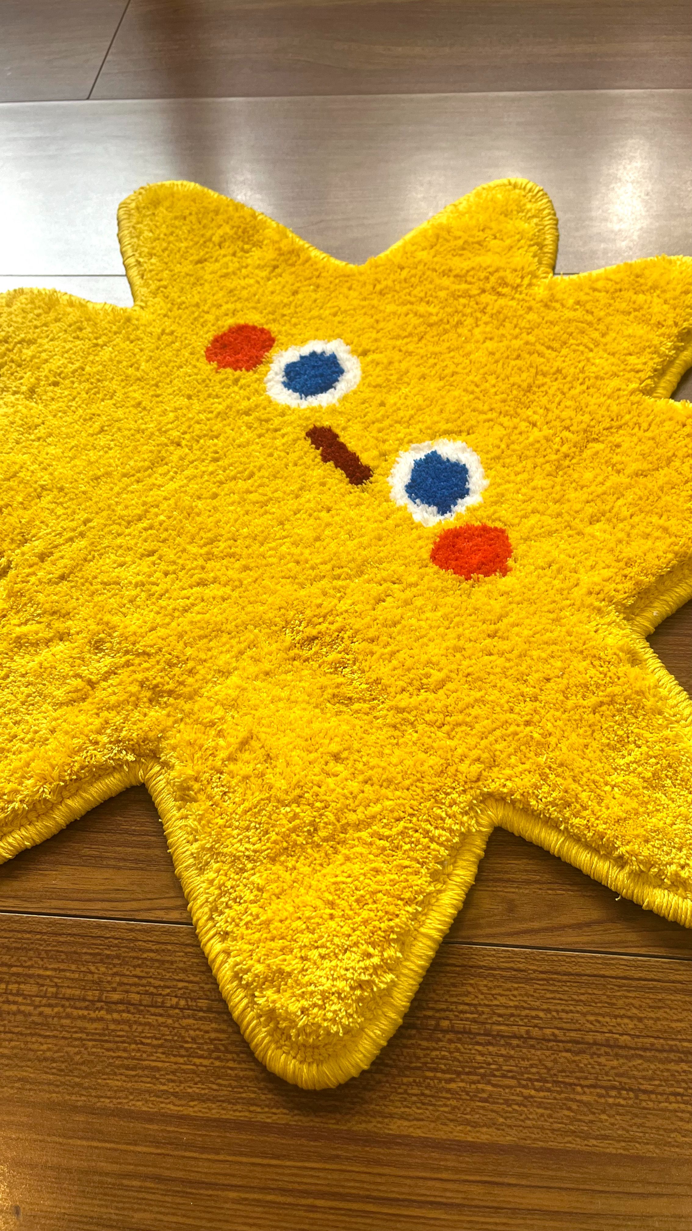 毛茸茸幽默之星手工地毯（預購）