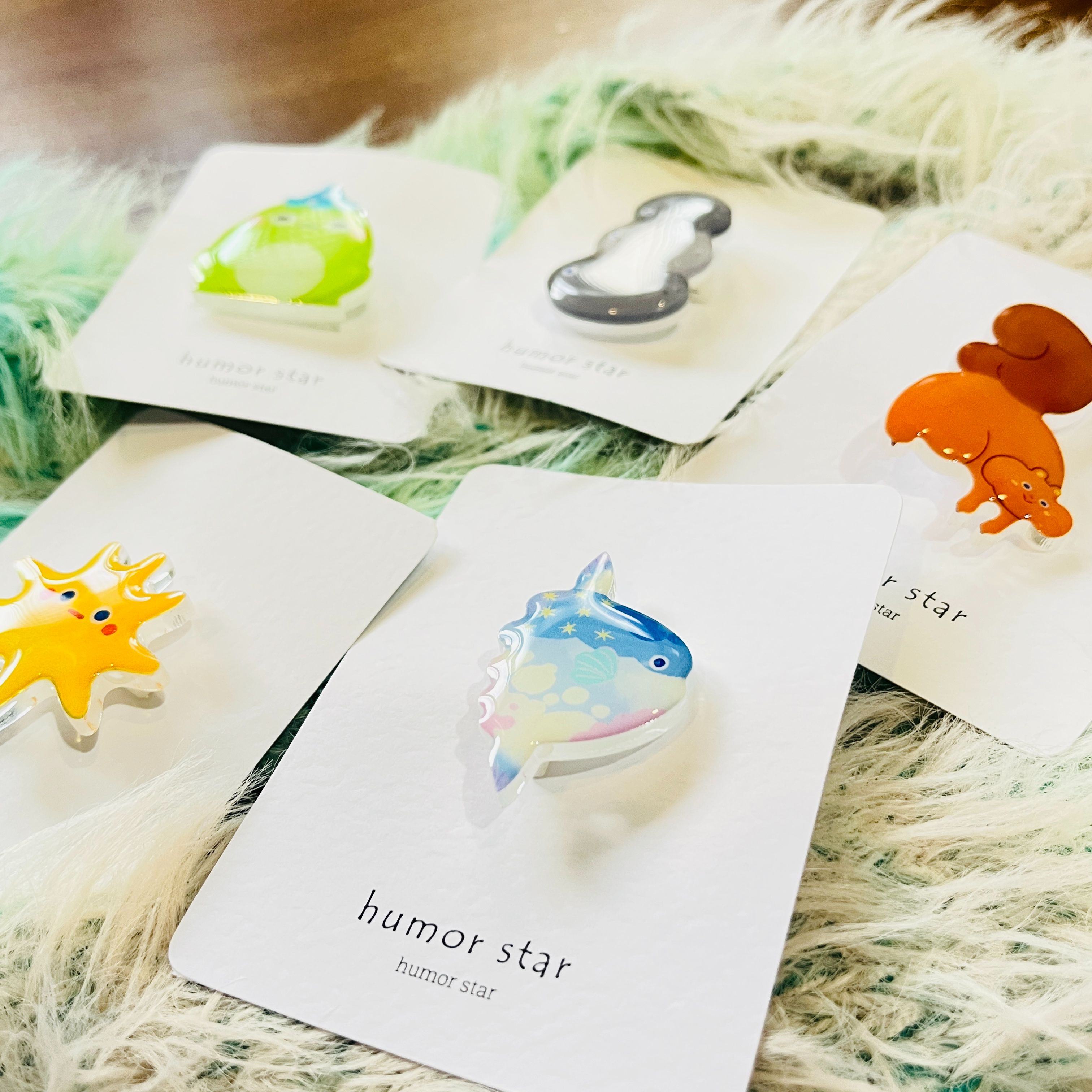 【humor star】壓克力胸針