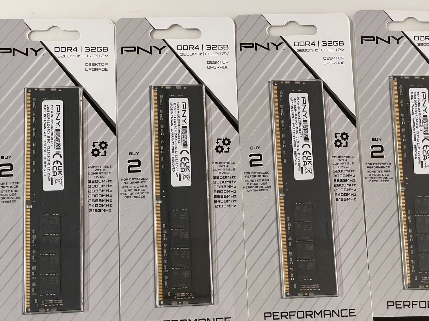 全新 PNY DDR4 3200 32G 桌上型電競記憶體 終身保固