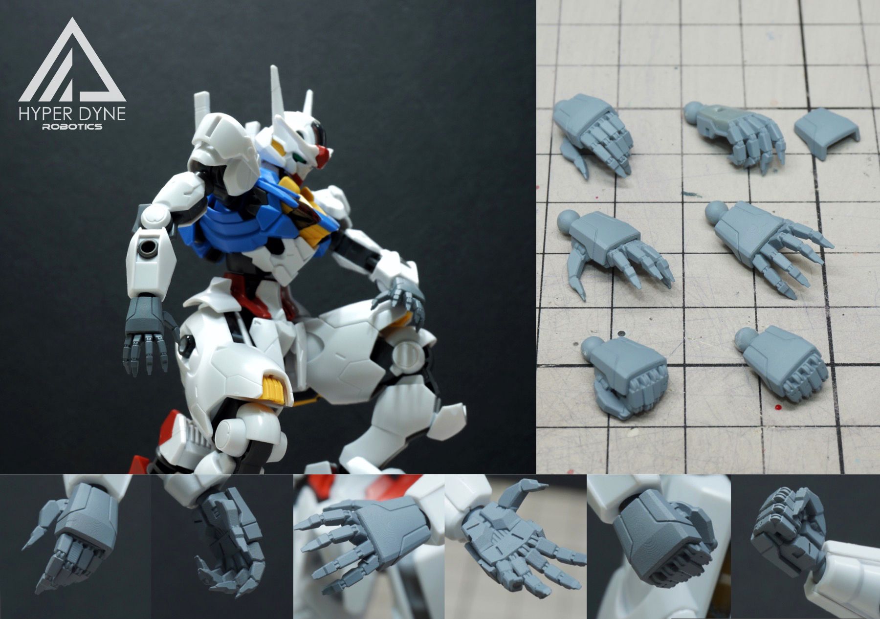 HG 風靈/魔靈 鋼彈通用造型手 （原價）