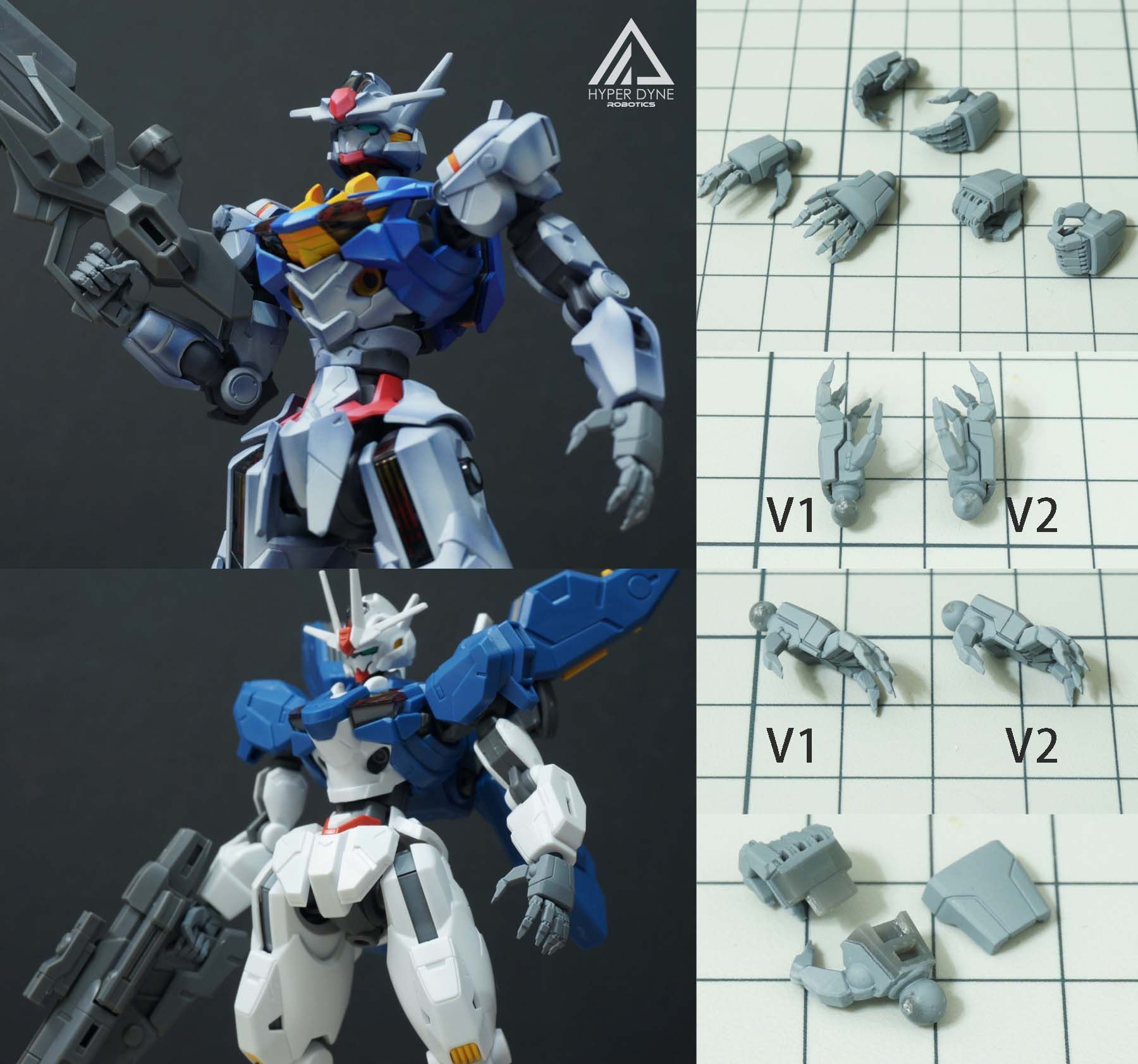 HG 風靈/改修型/異靈 鋼彈通用造型手 Ver.2 （原價）