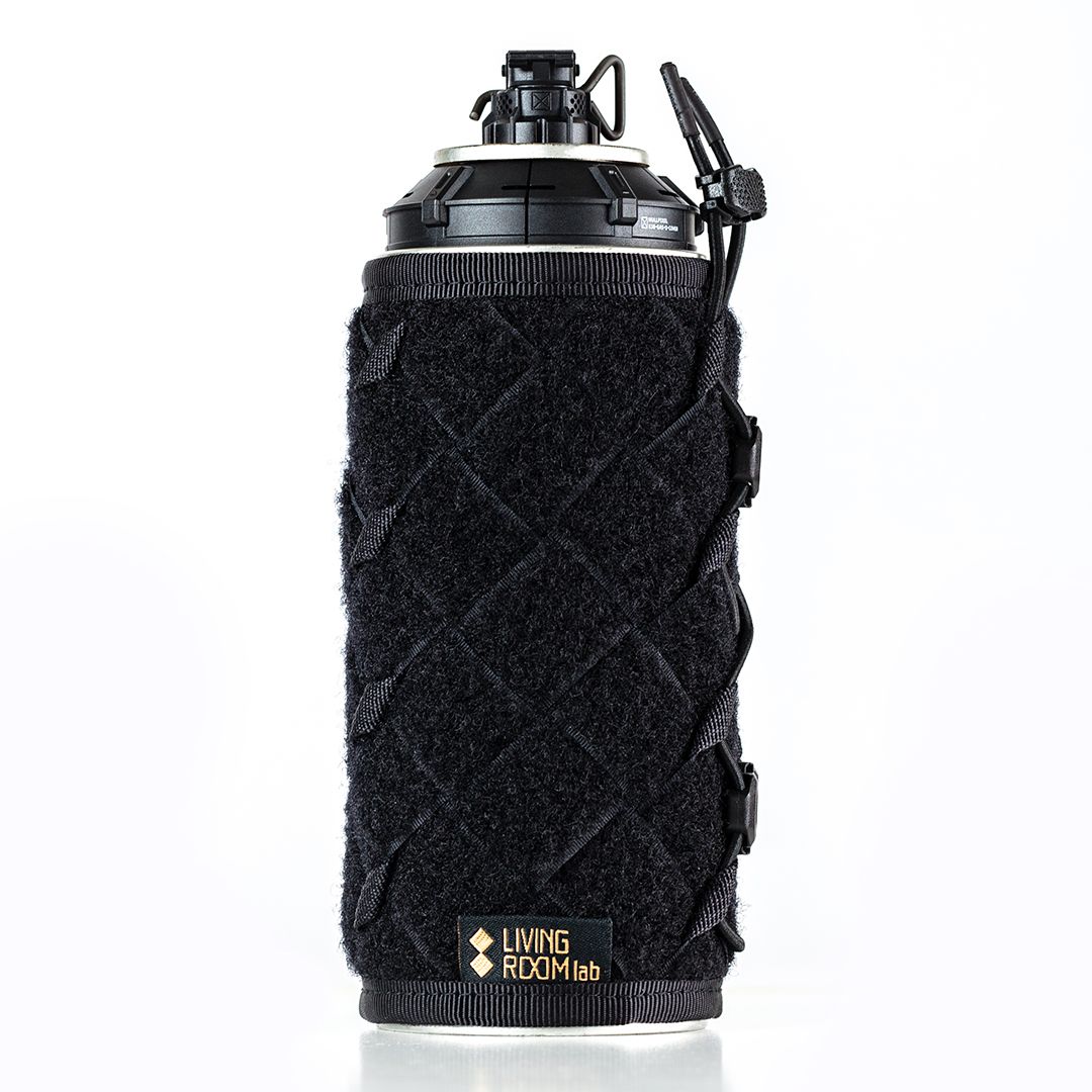 SHADOW CB 220 手工編織 卡式瓦斯罐套 Molle 噴燈 保溫 卡式瓦斯 瓦斯罐套 黑化