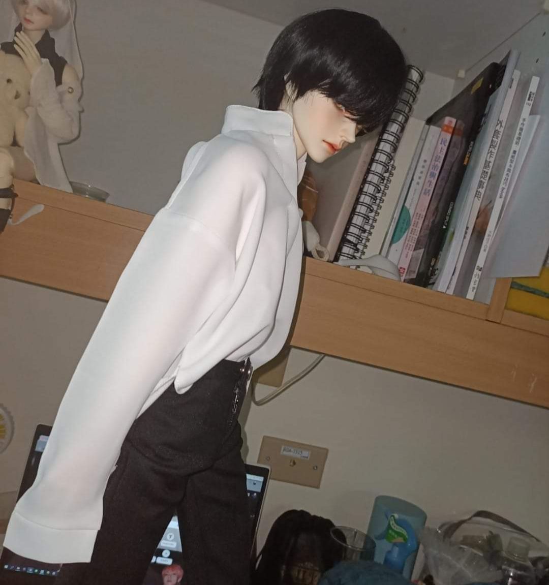 3分/popo68/SD17* 雪紡立領襯衫