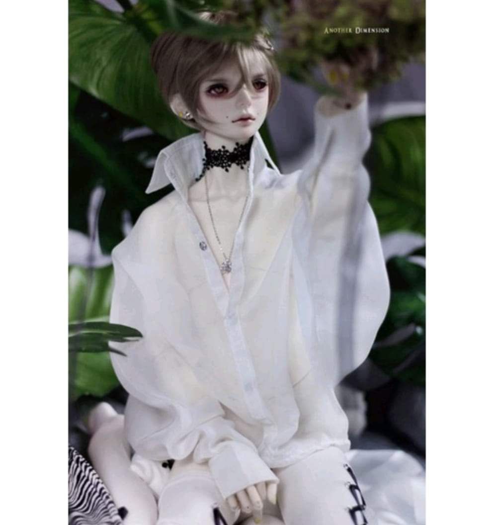 3分/popo68/SD17* 【AD】百搭款-Chiffon襯衫/白/已刀