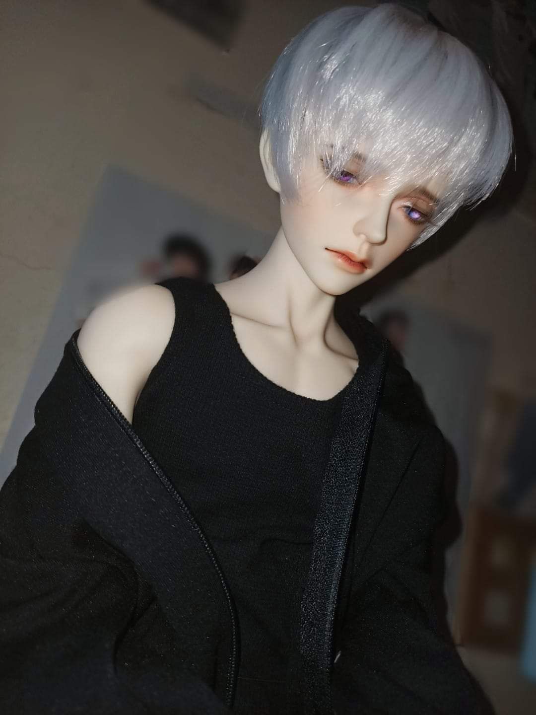 假髮/小三分* 高溫絲銀白色