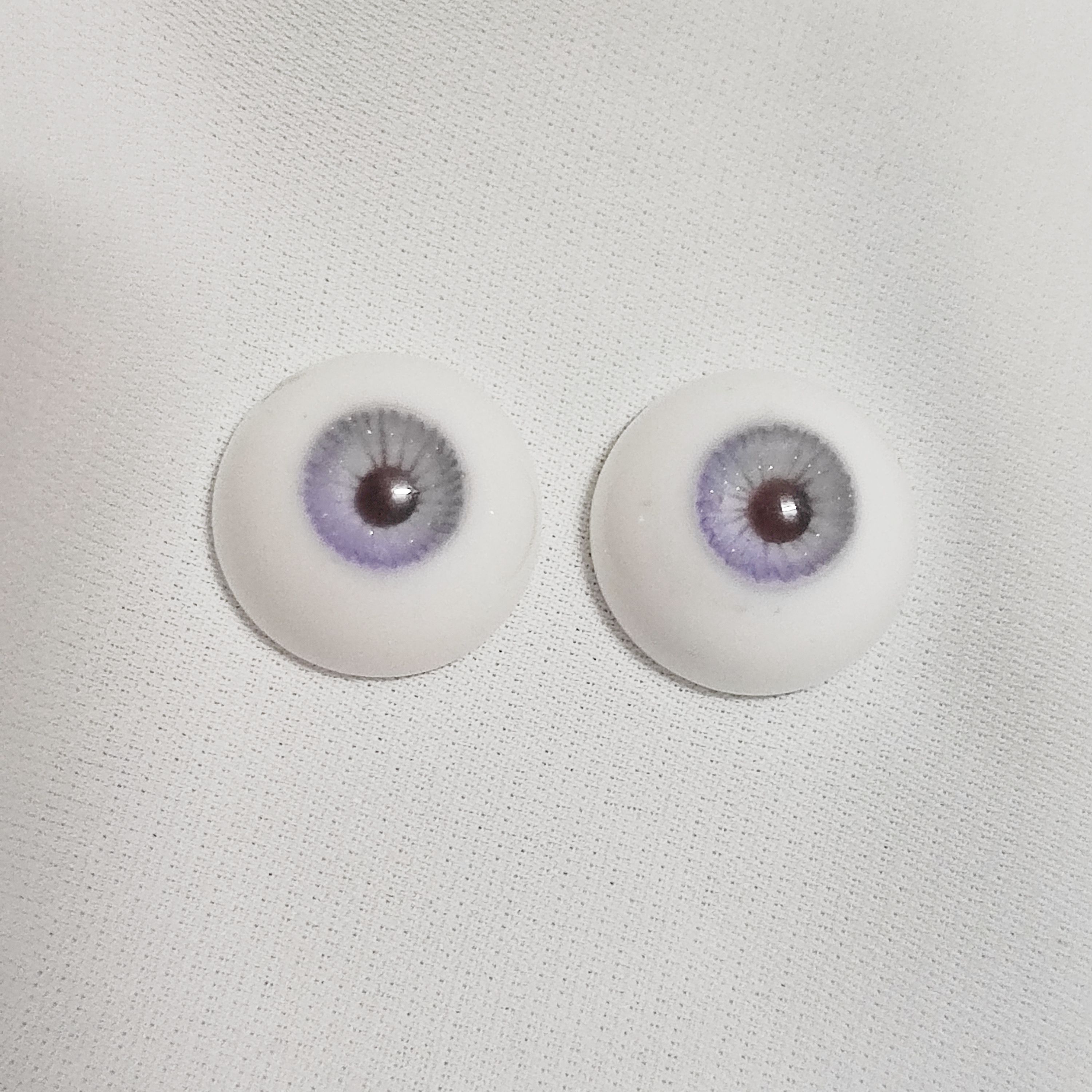 樹脂眼* 淺紫14mm正常瞳