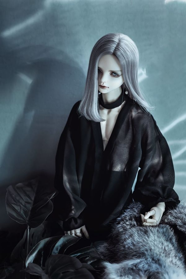 4分 | Bears V領燈籠袖微透雪紡上衣