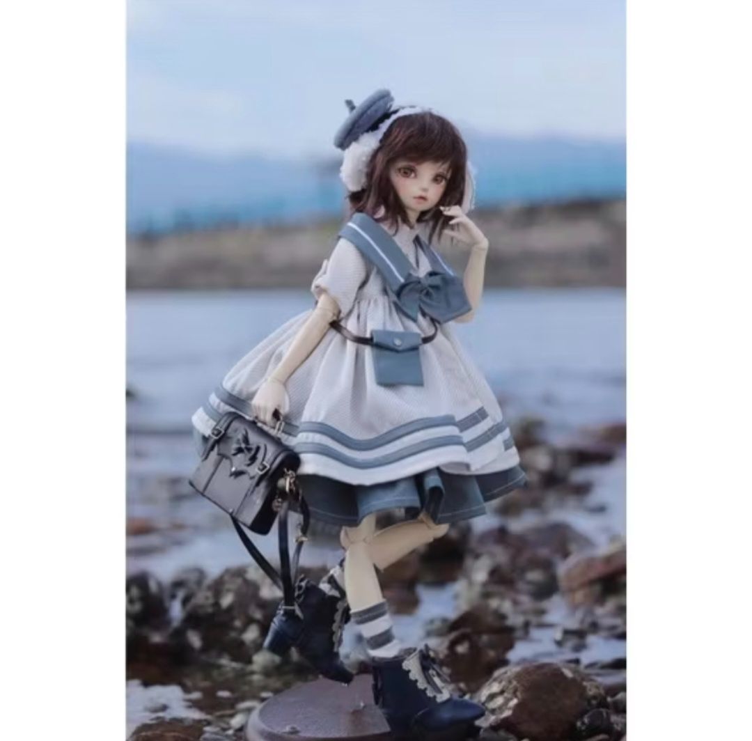 ＜BJD＞4分 | 木茶動物園*海鹽蘇打／深藍 mddmsd通穿