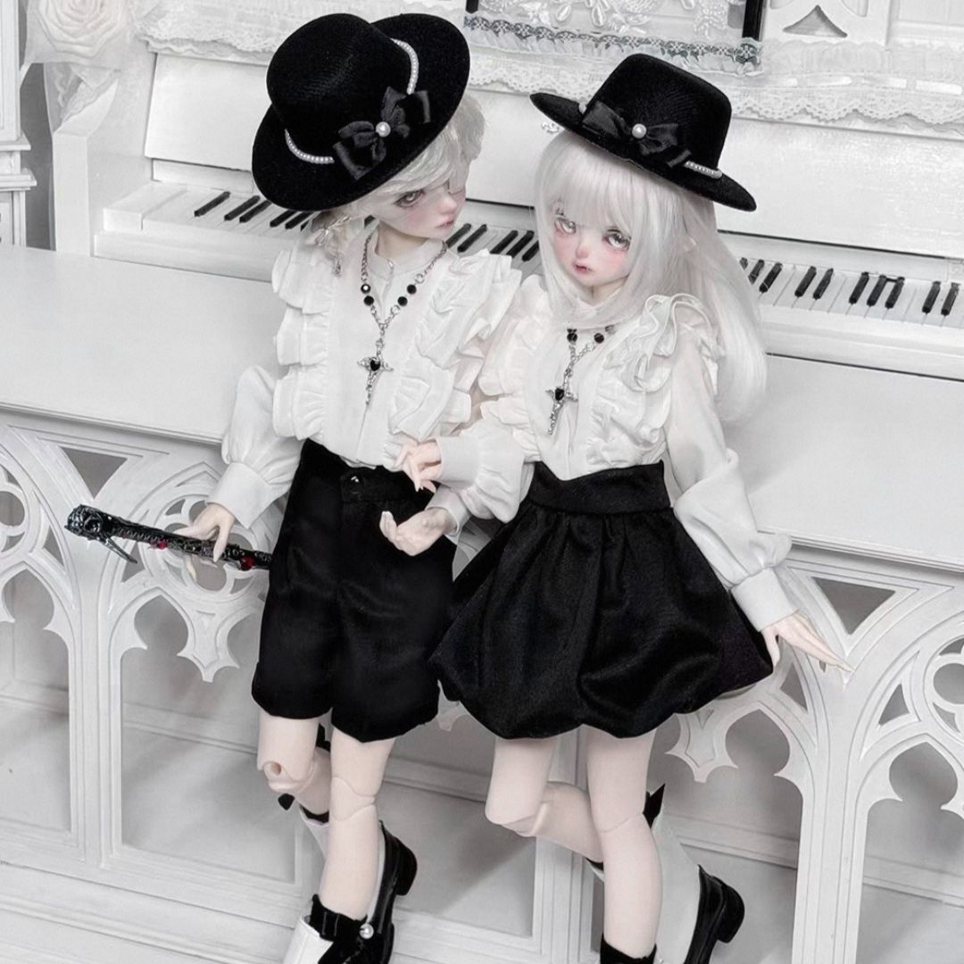 ＜BJD＞4分 | 櫻花家bjd四分【蒼】娃娃衣服花苞裙lolita襯衫套裝