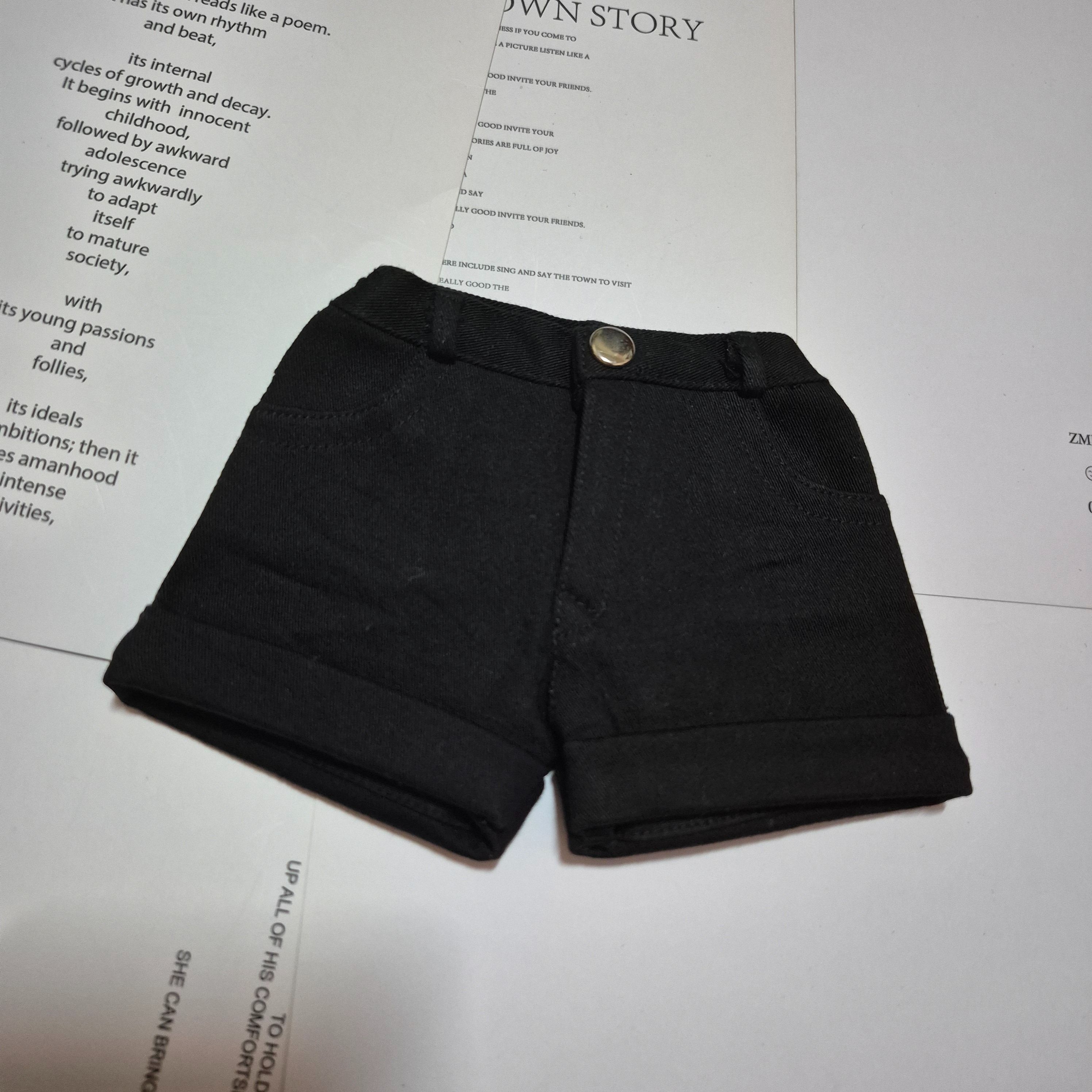 ＜BJD/3分＞黑色熱褲短褲