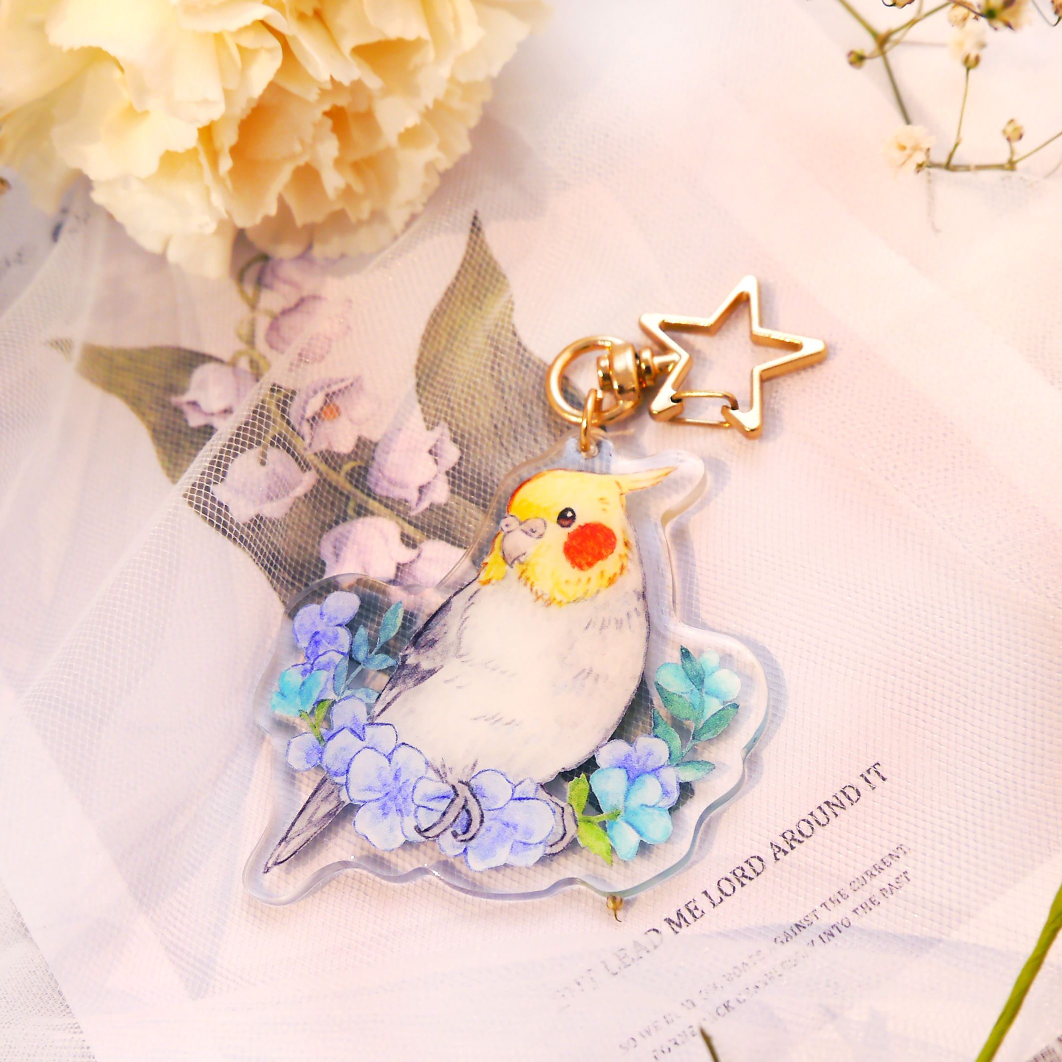 小動物壓克力吊飾