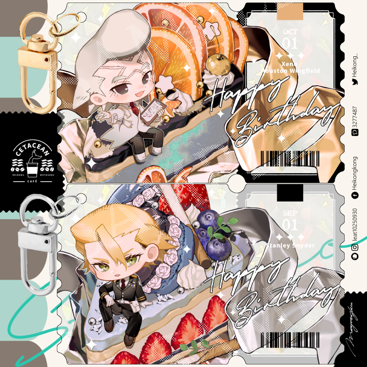 【DCST】スタゼノ生日甜點系列