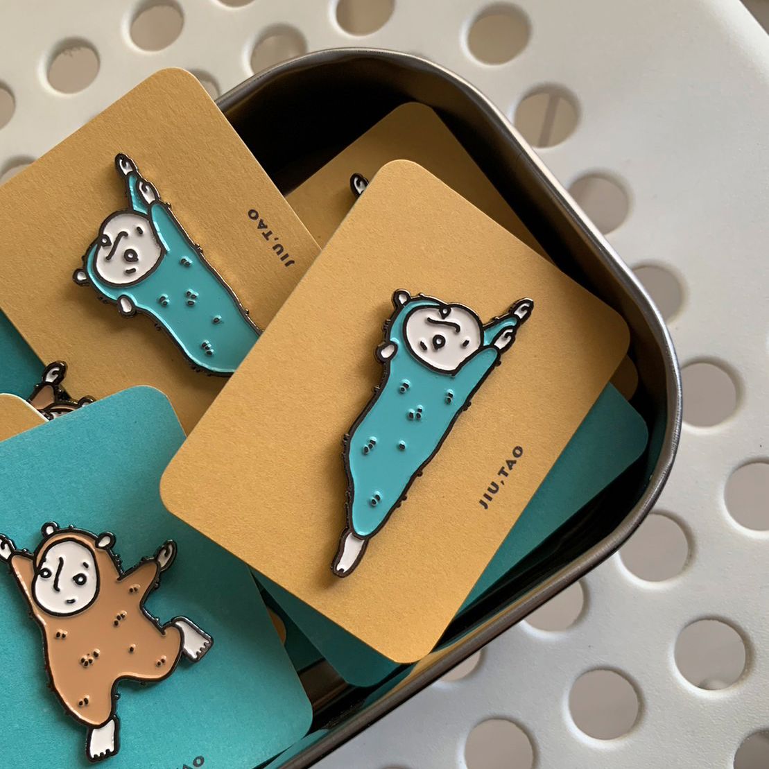 趴趴猴子徽章！POPO Monkey Pin -2