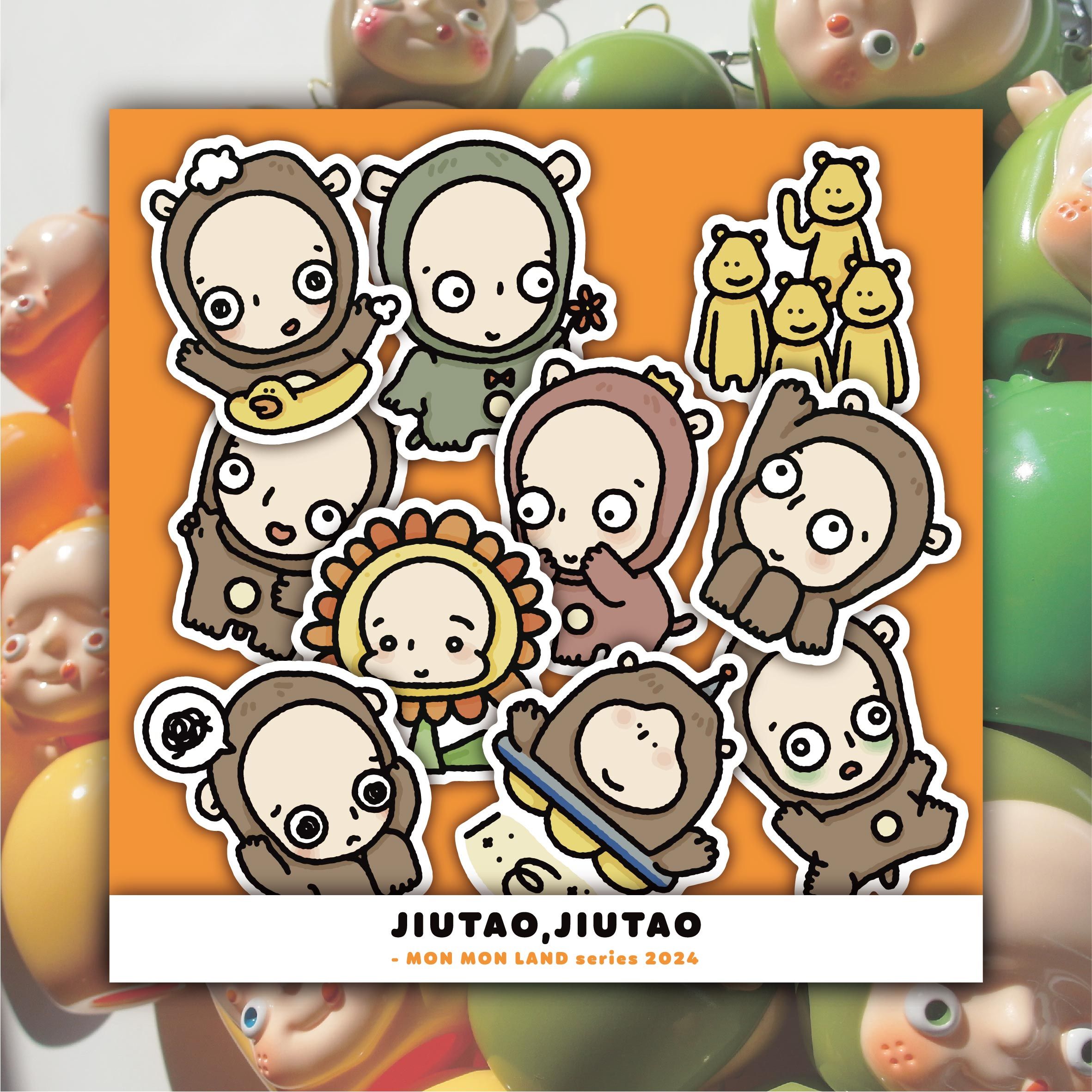 時太郎的一天貼紙包（十入）TOKITARO DAYS Stickers Set