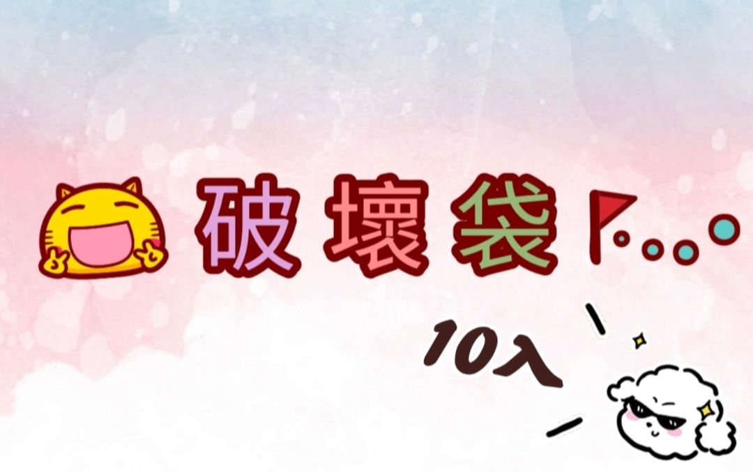 破壞袋10入